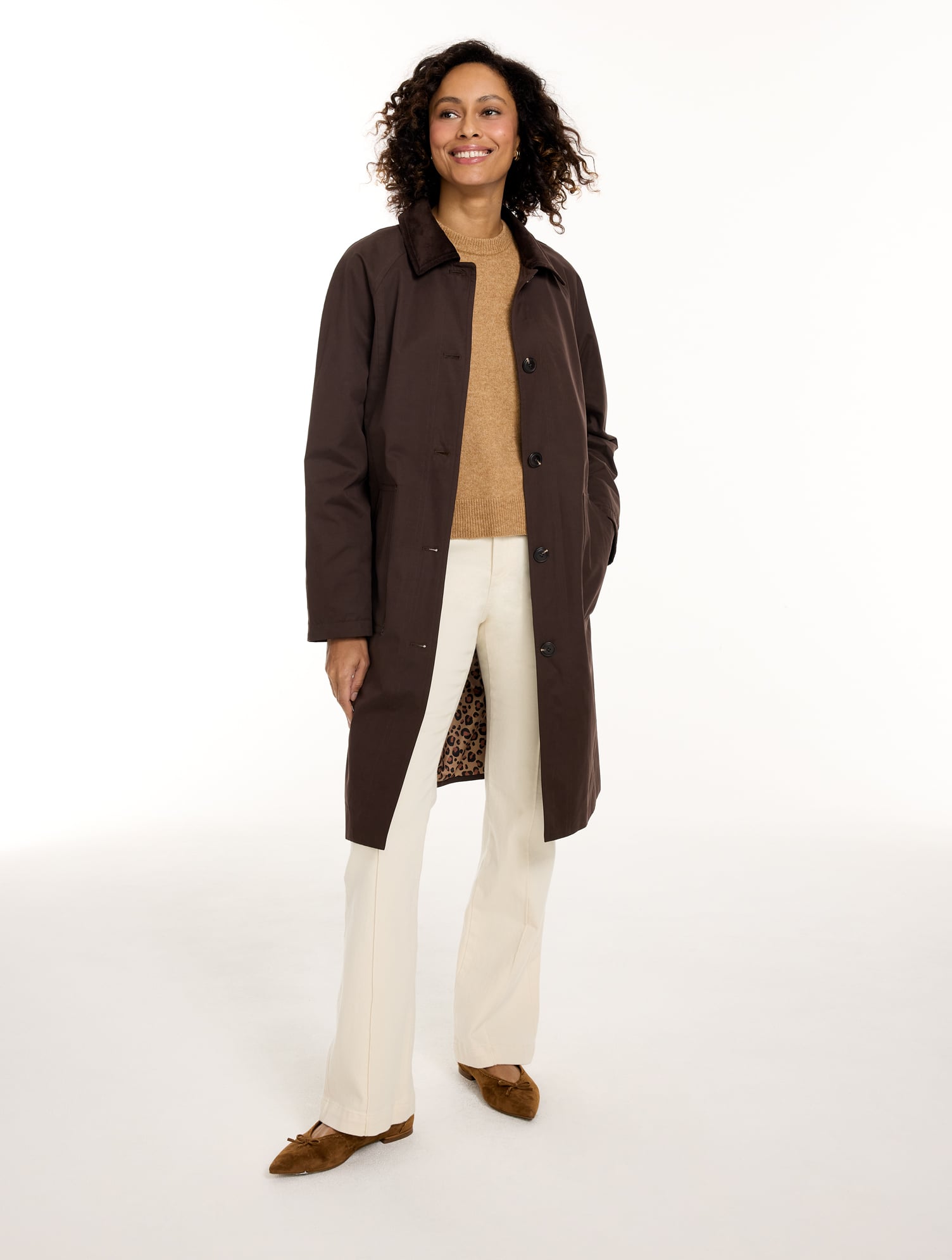 Coated Cotton Barn Mac
