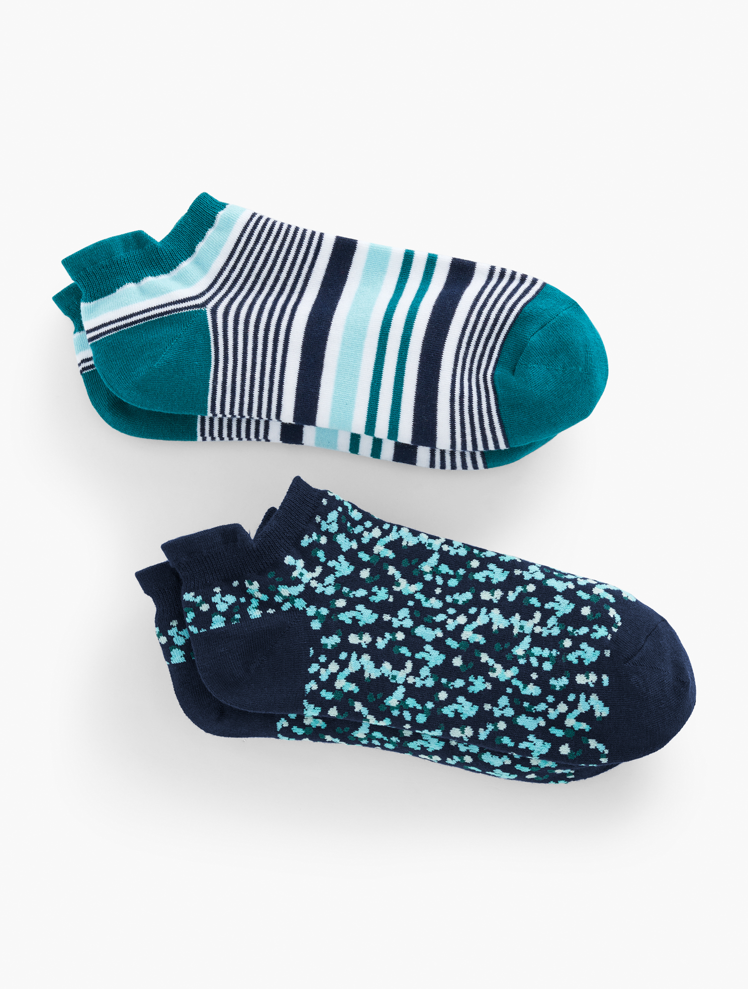 Talbots 2-pack Ankle Socks - Opal Blue - 001
