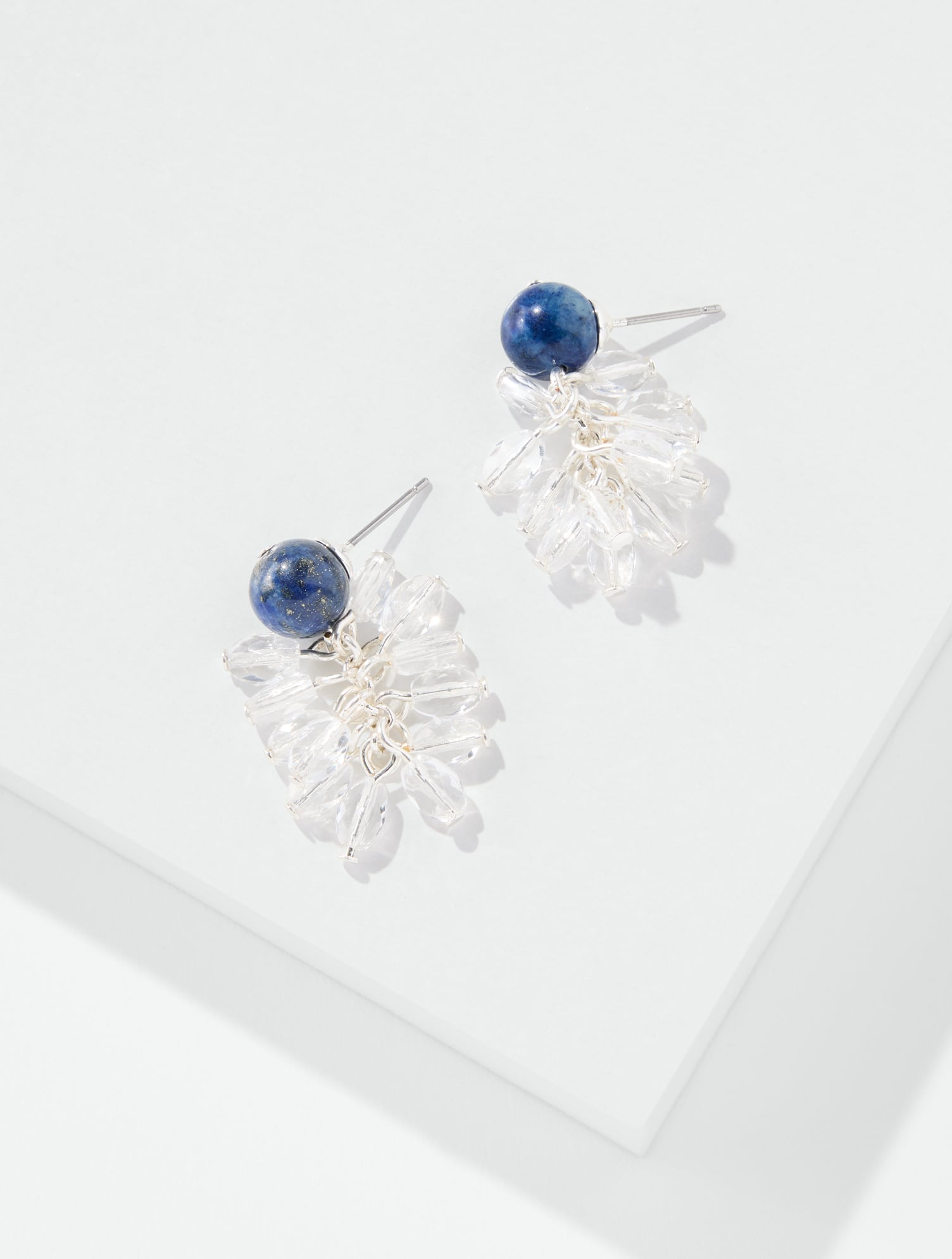 Crystal Droplets Stone Earrings