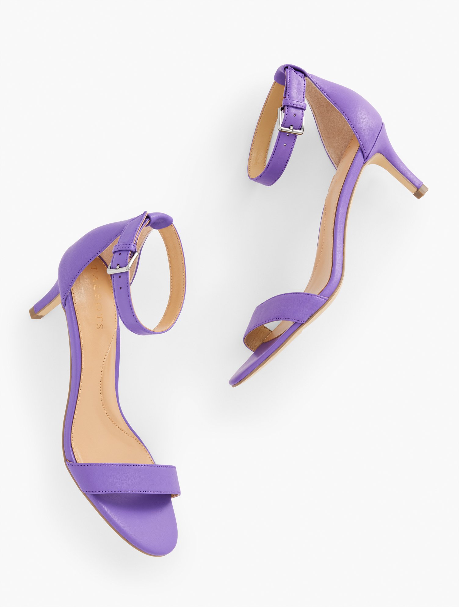 Talbots Trulli Nappa Ankle Strap Sandals - Lavender Tulip - 11m