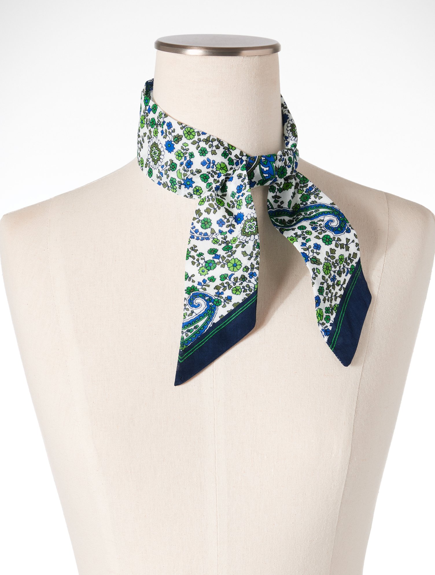 Heritage Paisley Skinny Scarf