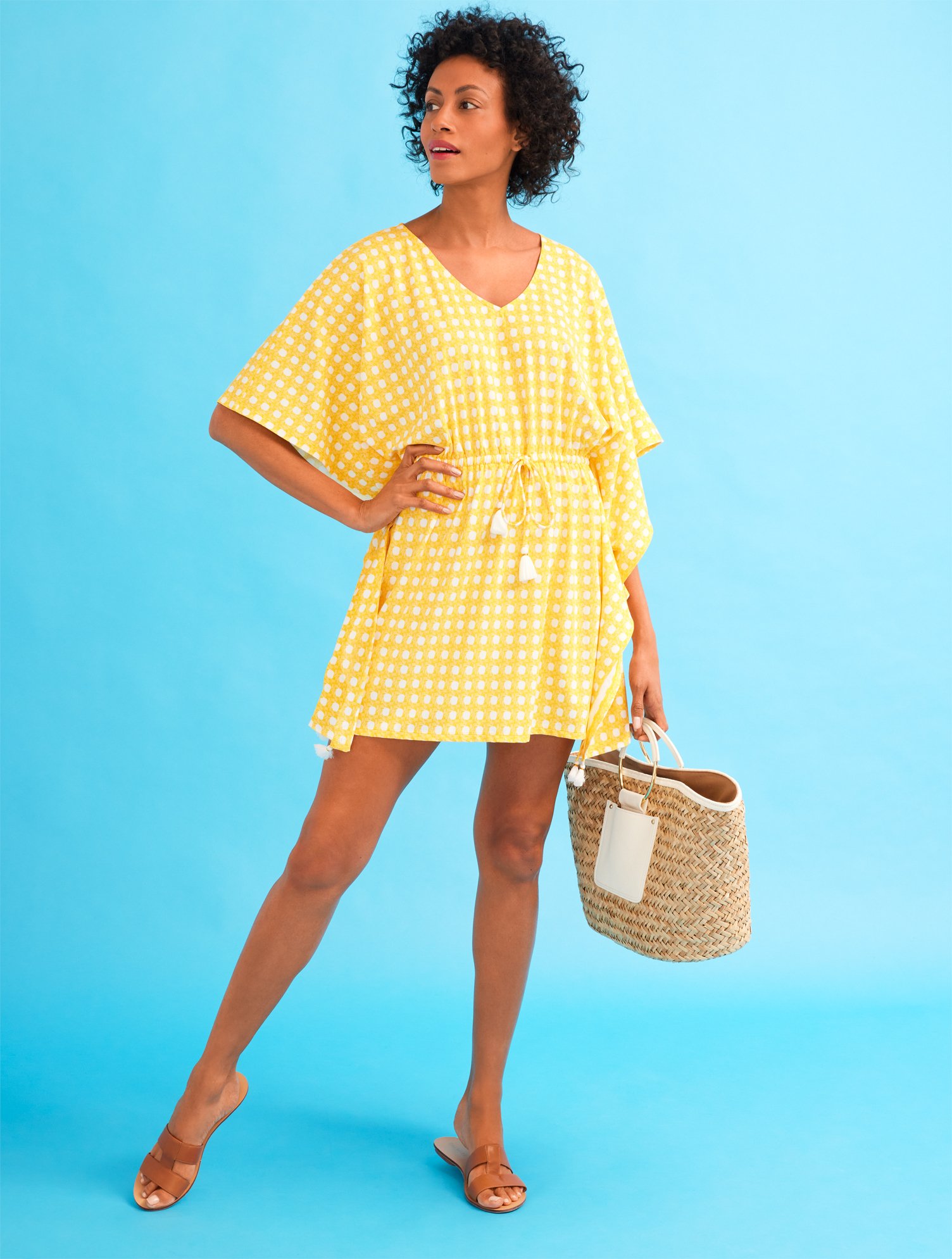 Cabana Life® Sun Mosaic Caftan Cover-Up