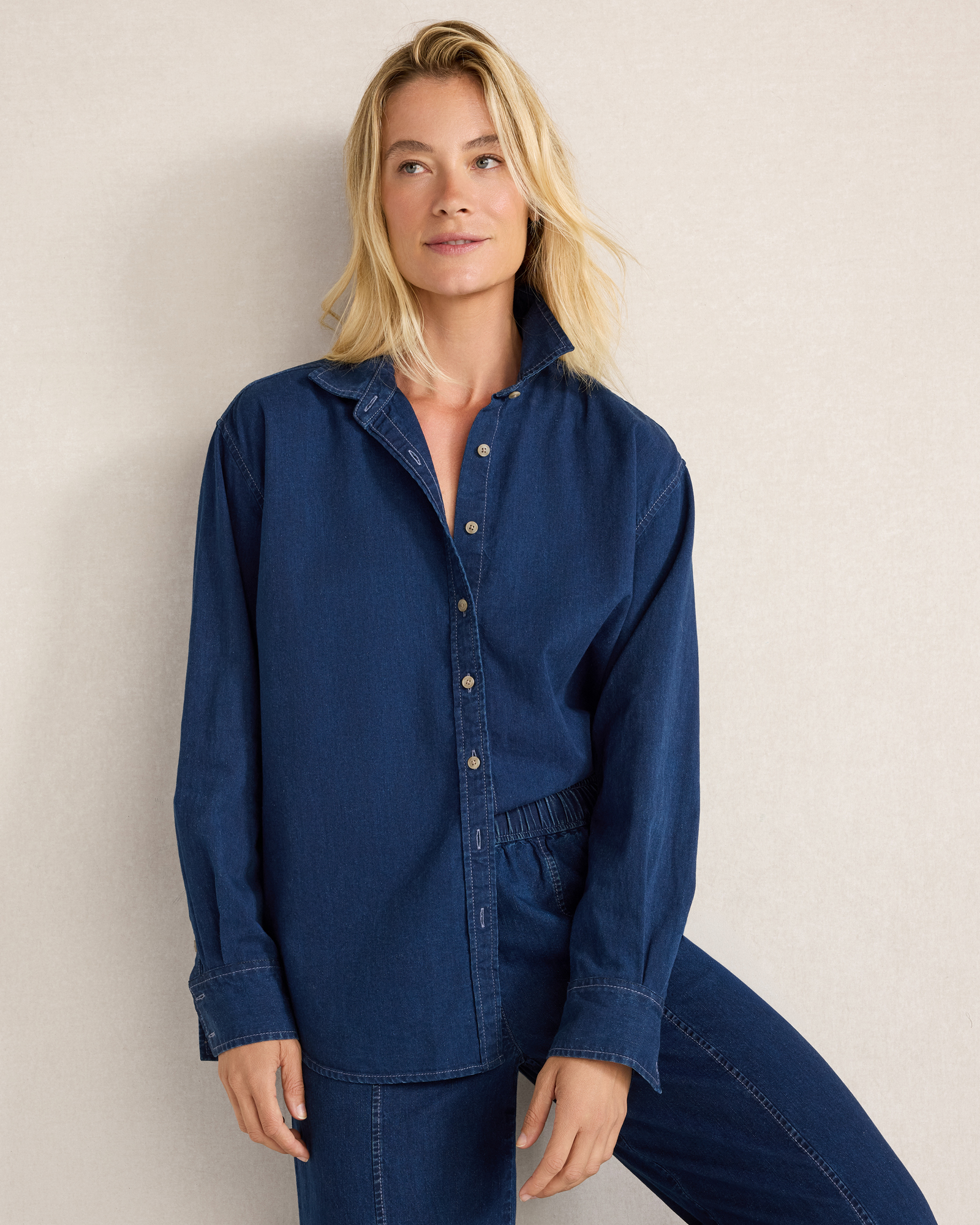 The Daily Shirt Organic Cotton Denim