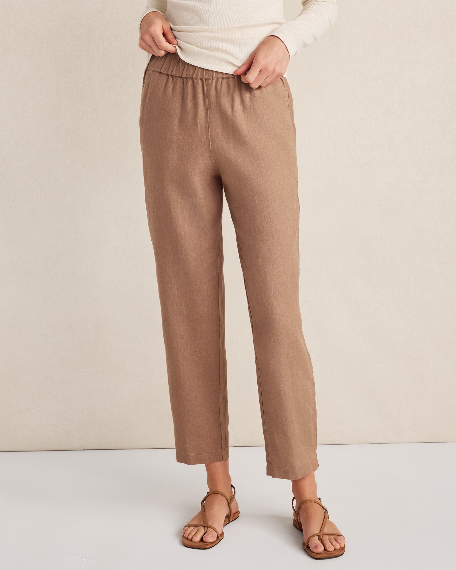Everweave Linen Tapered Pants