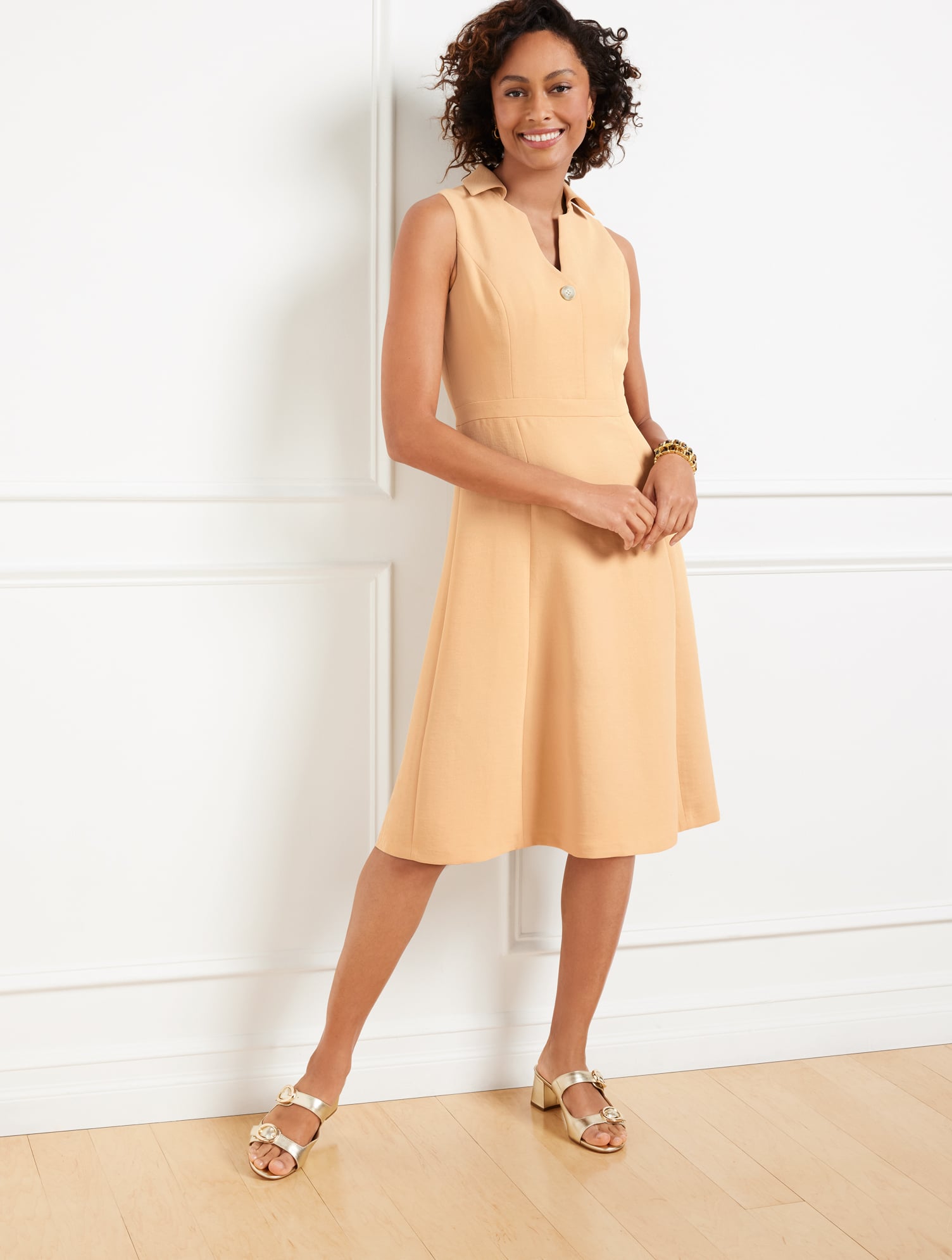 ponte fit flare dress On The Plus Side Short Sleeve V-Neck Ponte Fit And Flare Plus Size Dress 2x (22w-24w) Red Otps Bright Red Dress
