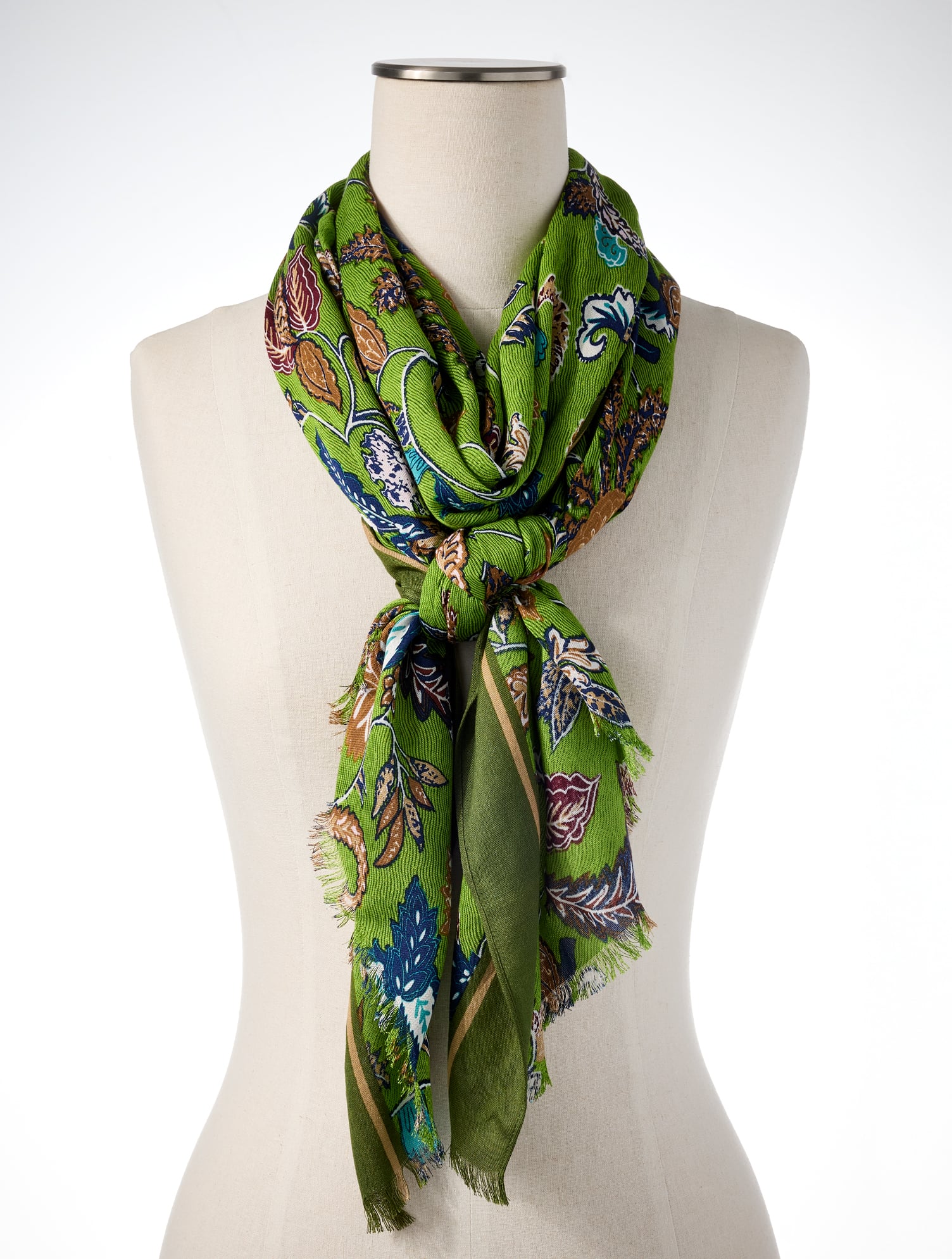 Western Poppy Oblong Scarf