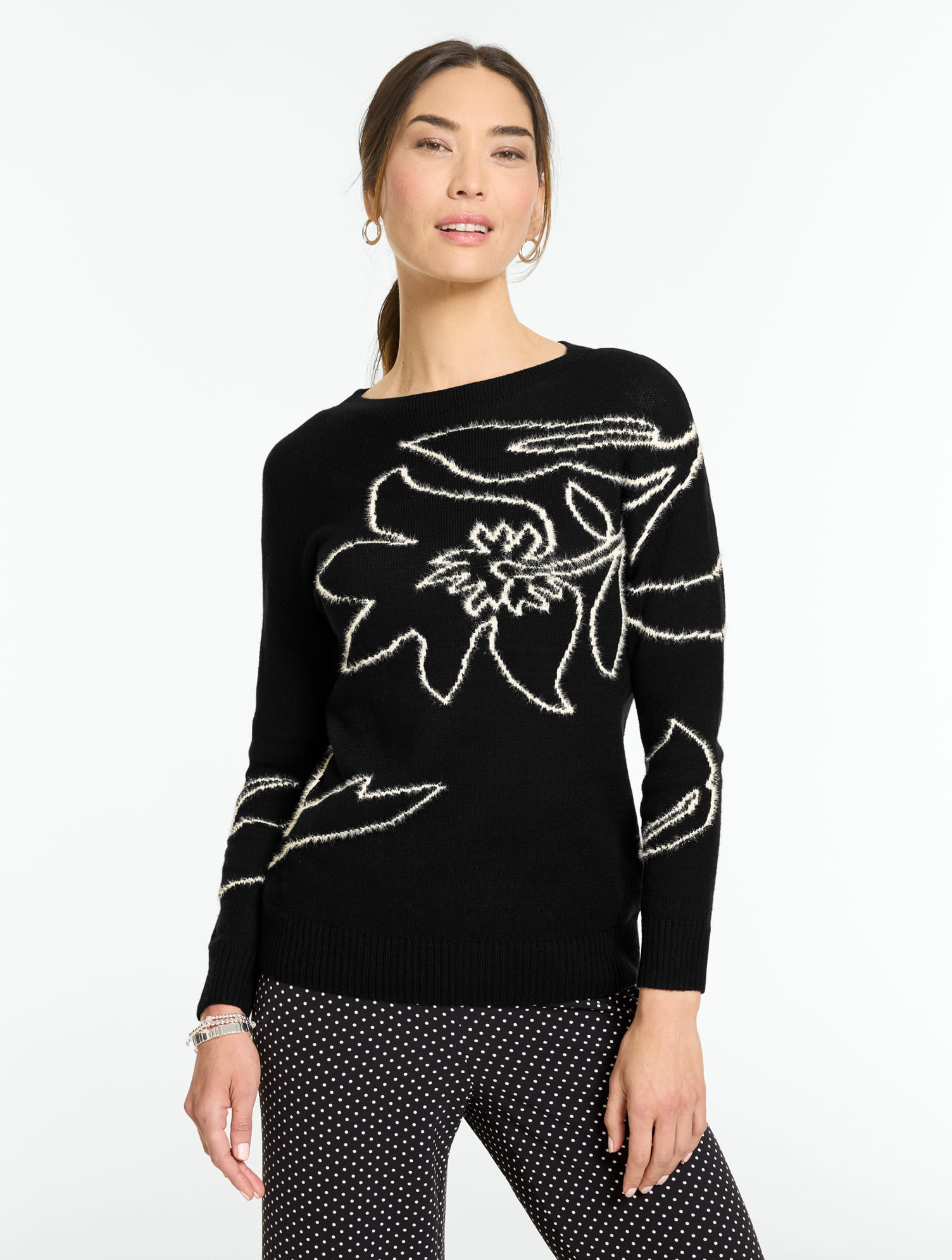 Crewneck Sweater - Floral