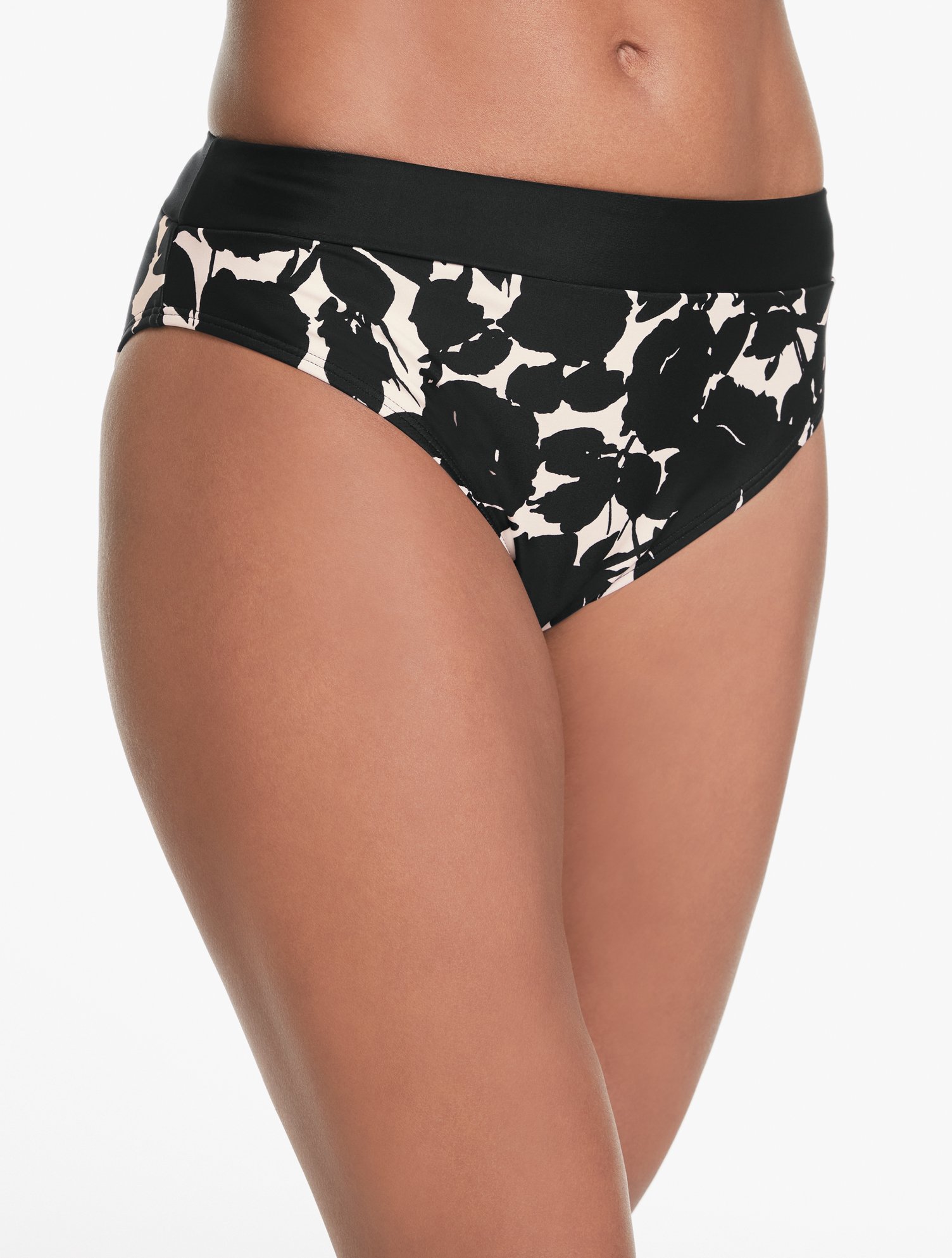 Aqua Club Mid Rise Swim Bottom - Capri Rose