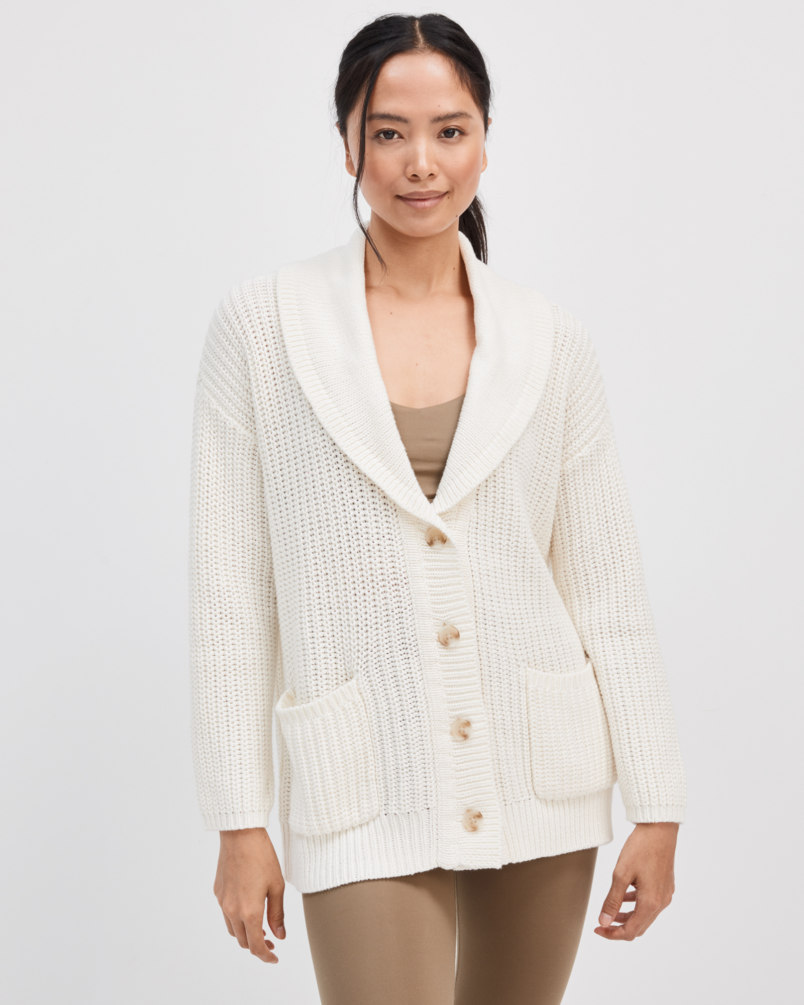 Shawl Collar Cardigan | Haven Well Within display picture 1
