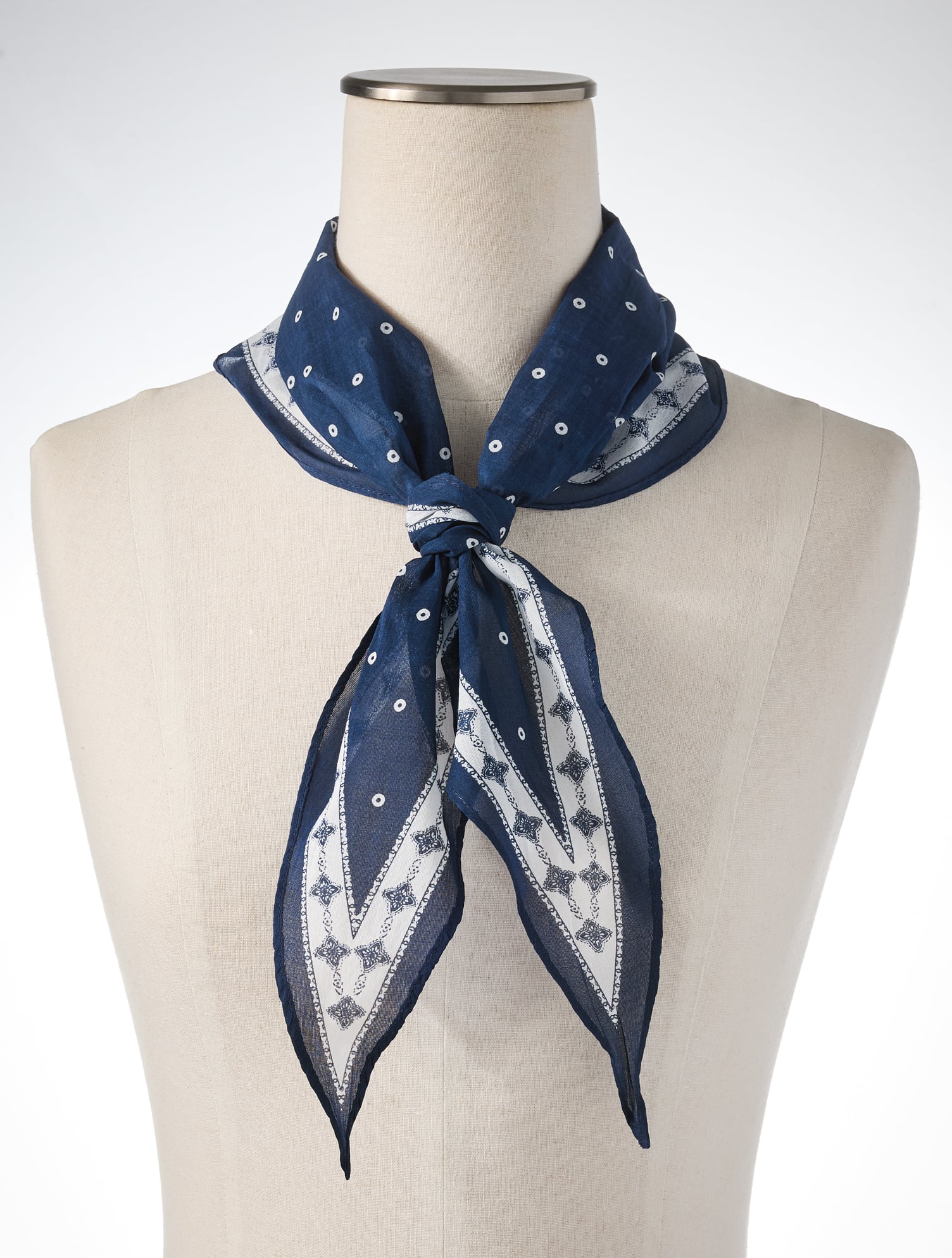 Lovely Polka Dot Diamond Scarf