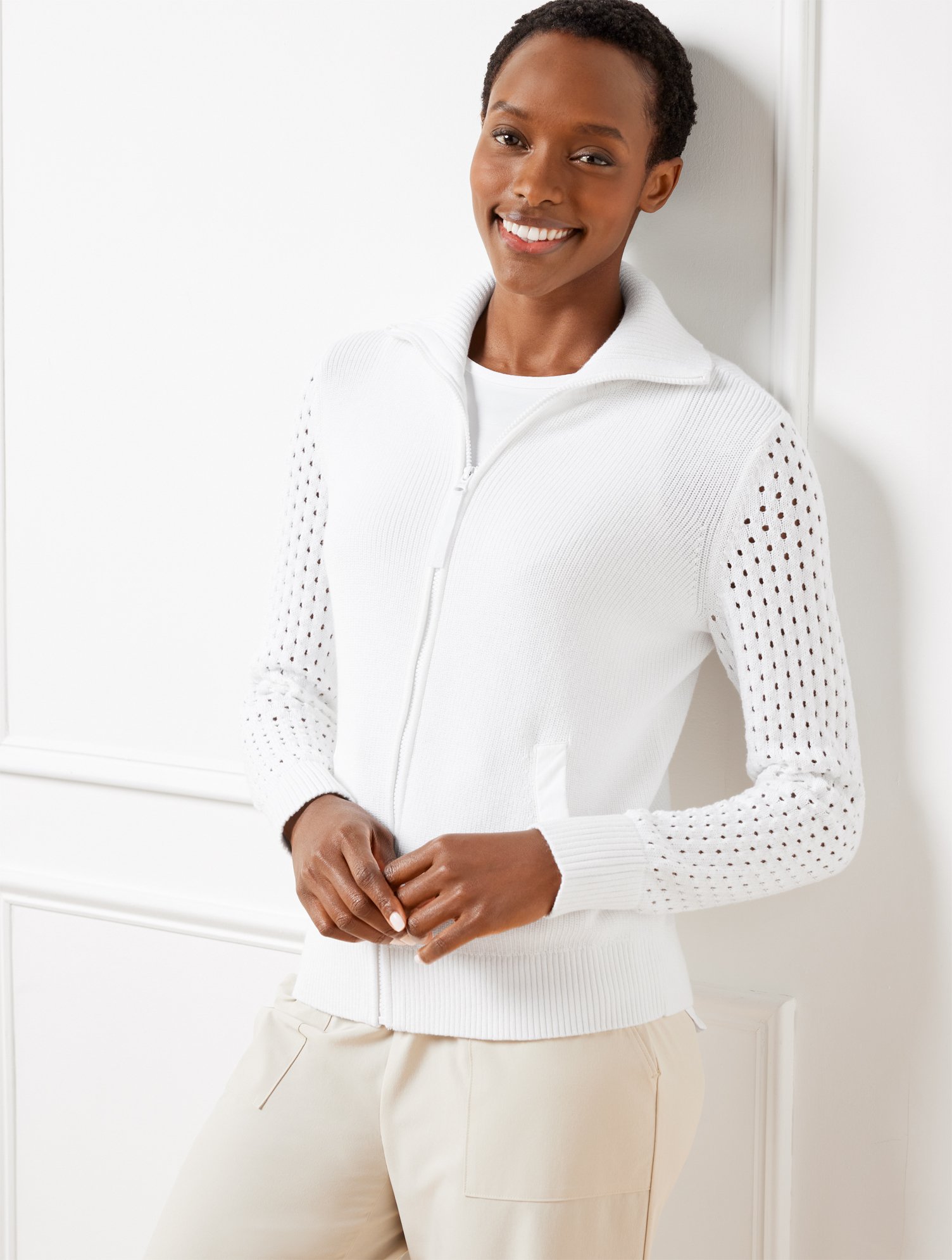 Coolmax® Travel Sweater Jacket | Talbots