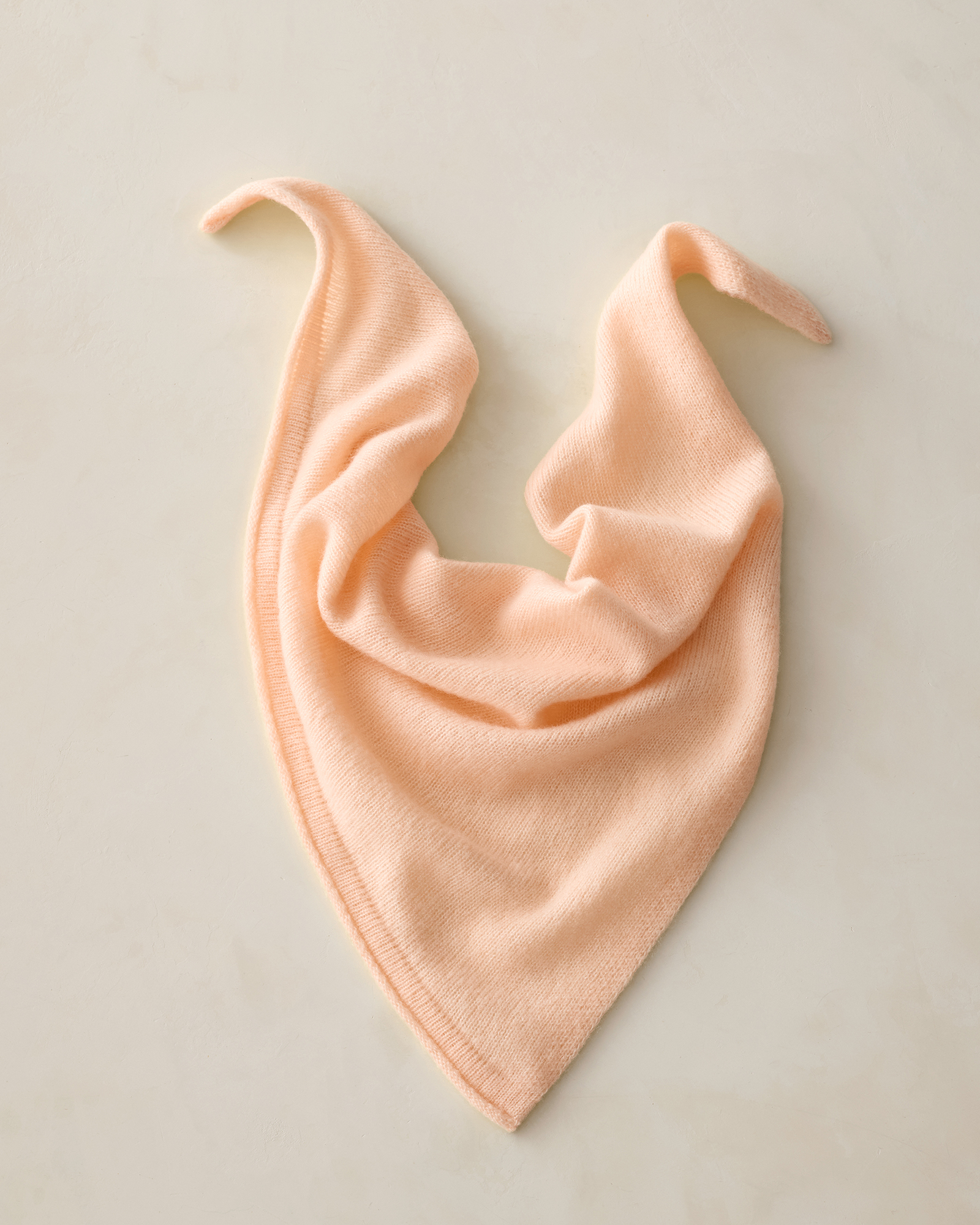 Merino Wool and Cashmere Triangle Scarf
