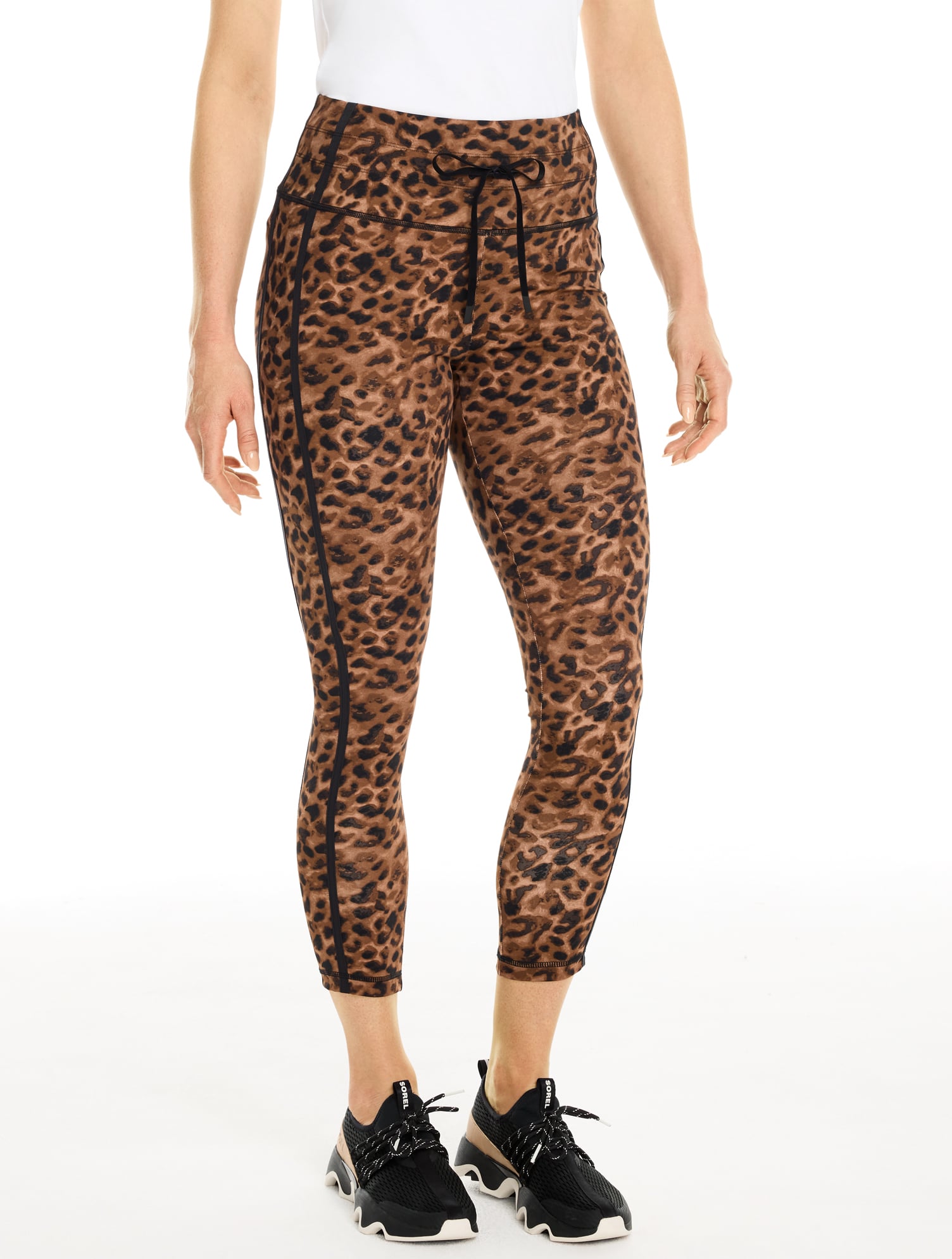 Out & About Capri Leggings - Dreamy Leopard