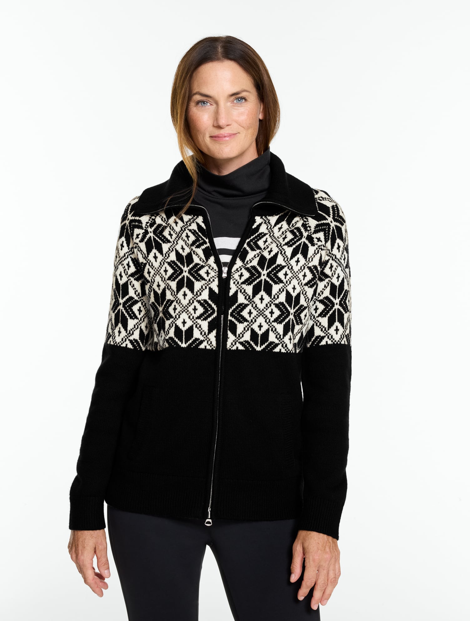 Sweater Jacket - Snazzy Snowflake