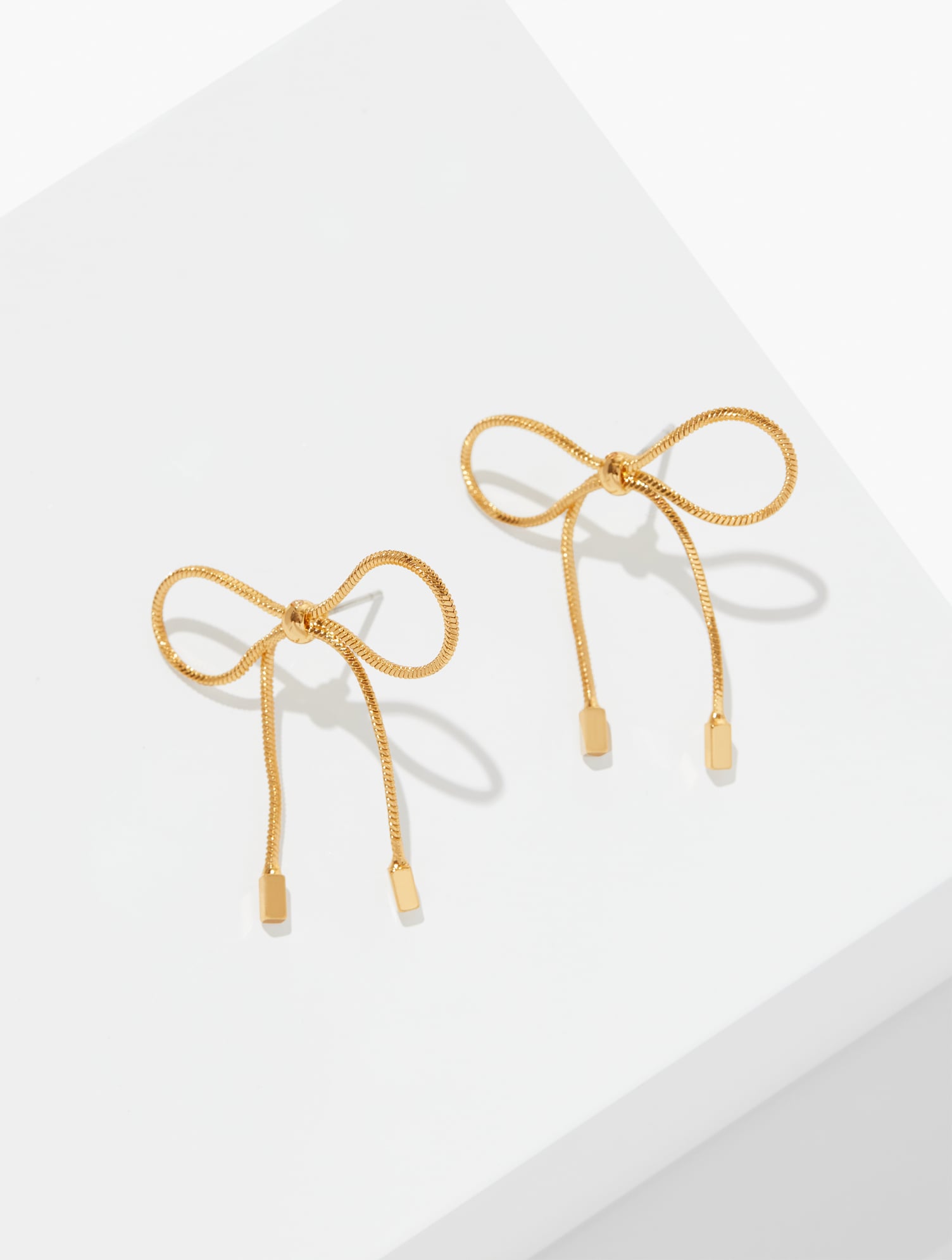 Bow Stud Earrings - Gold - 001 Talbots 35$