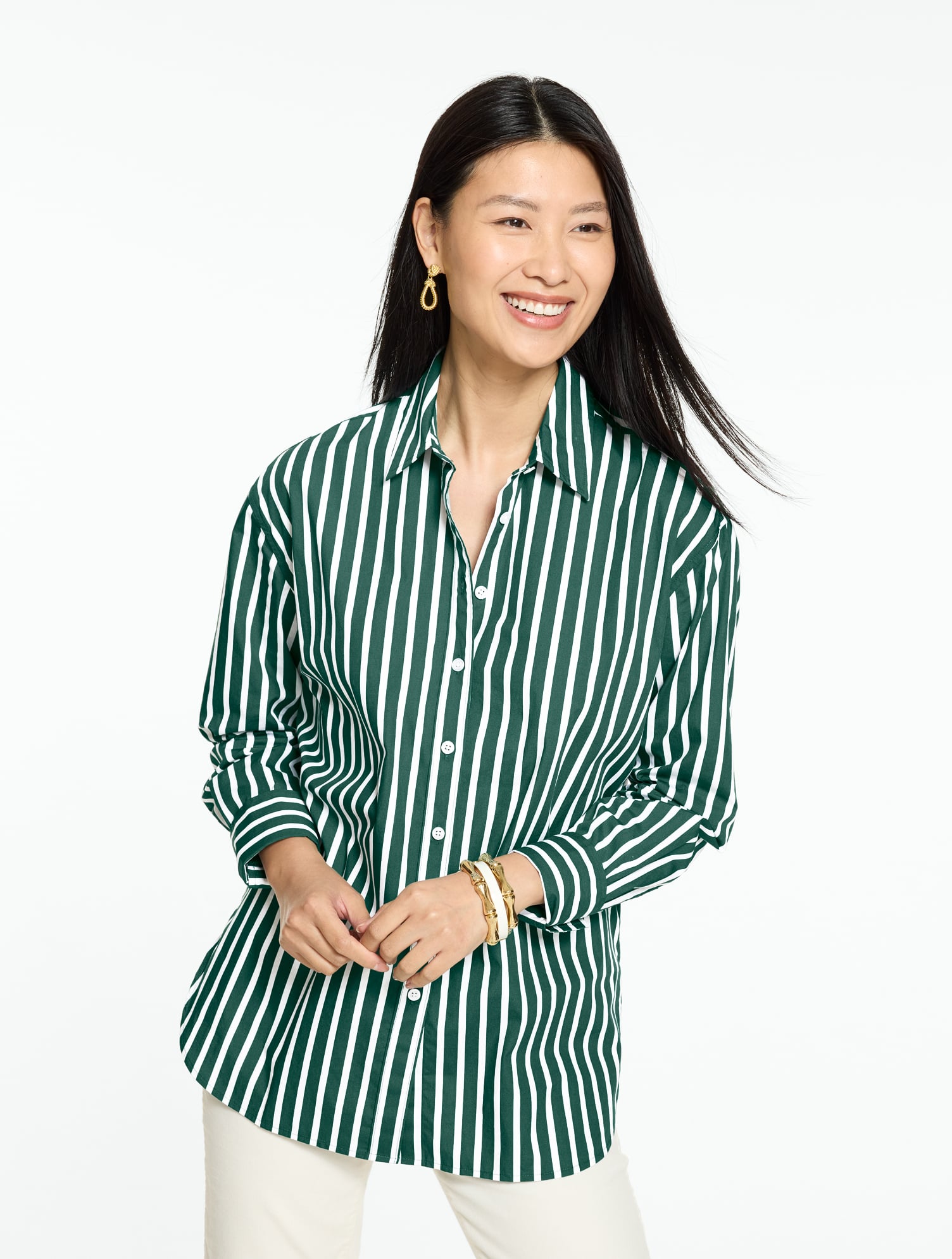 Everyday Relaxed Shirt - Orchard Stripe