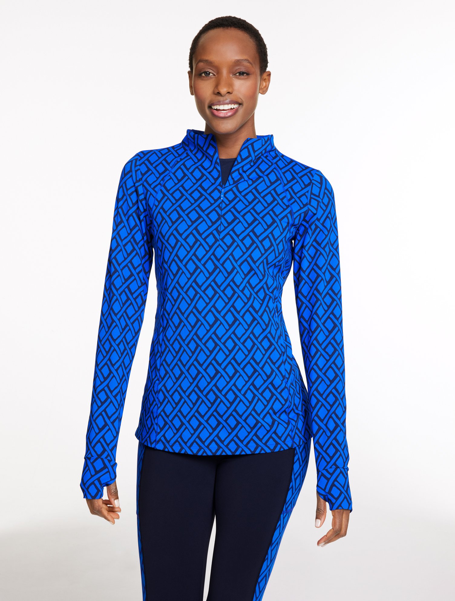 Performance Compression Half-Zip Pullover - Tennis Net