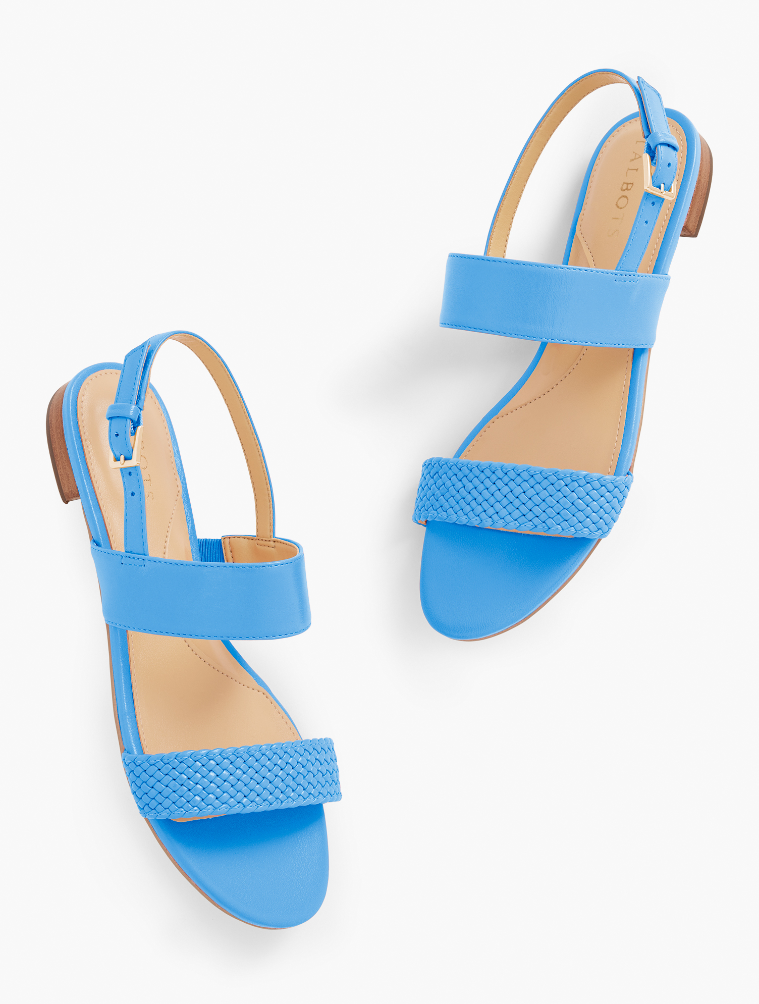 Talbots Keri Braid Sandals - Fresh Water Blue - 11m