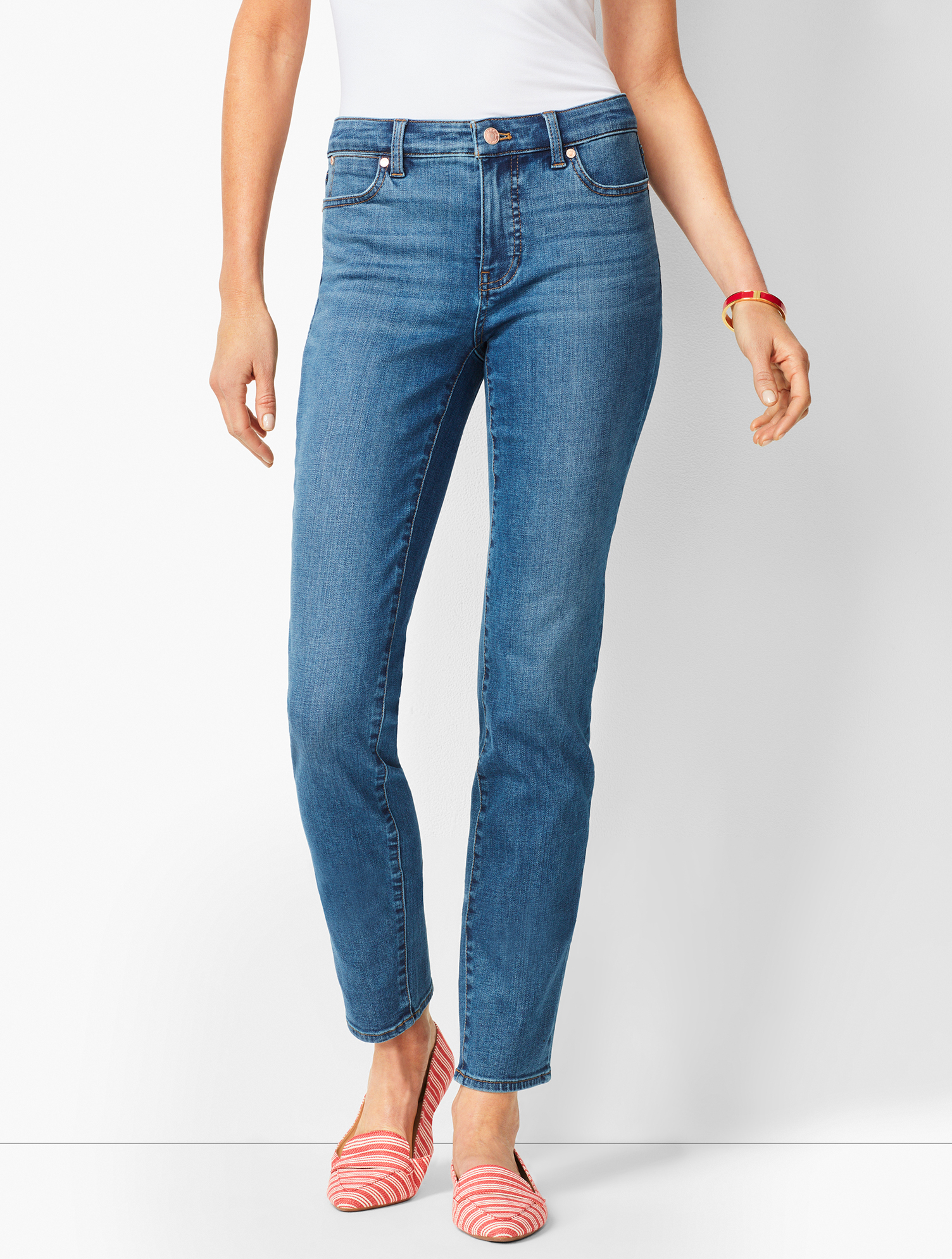 talbots flawless slim ankle jeans