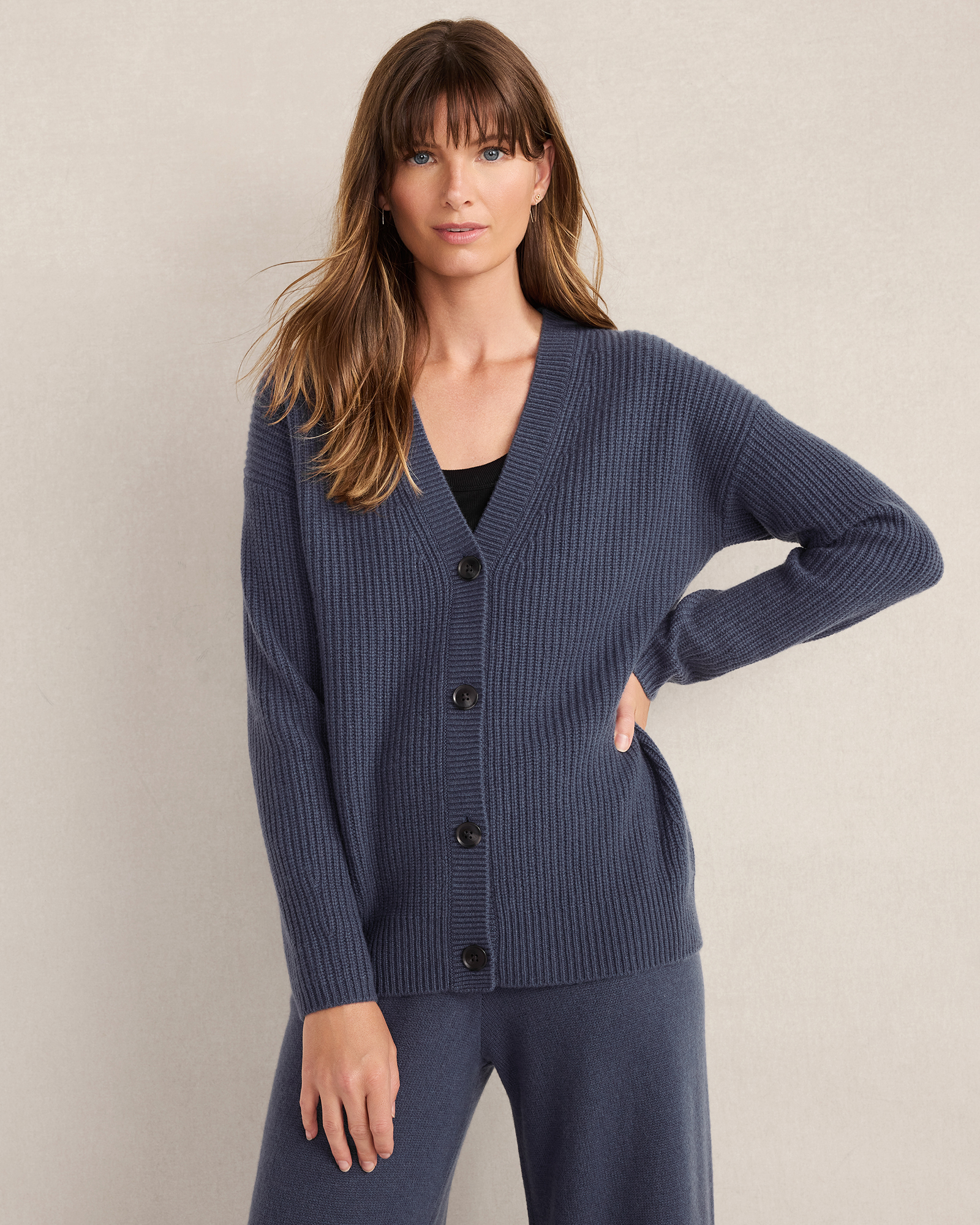 Cashmere Shaker Stitch Cardigan | Haven Well Within