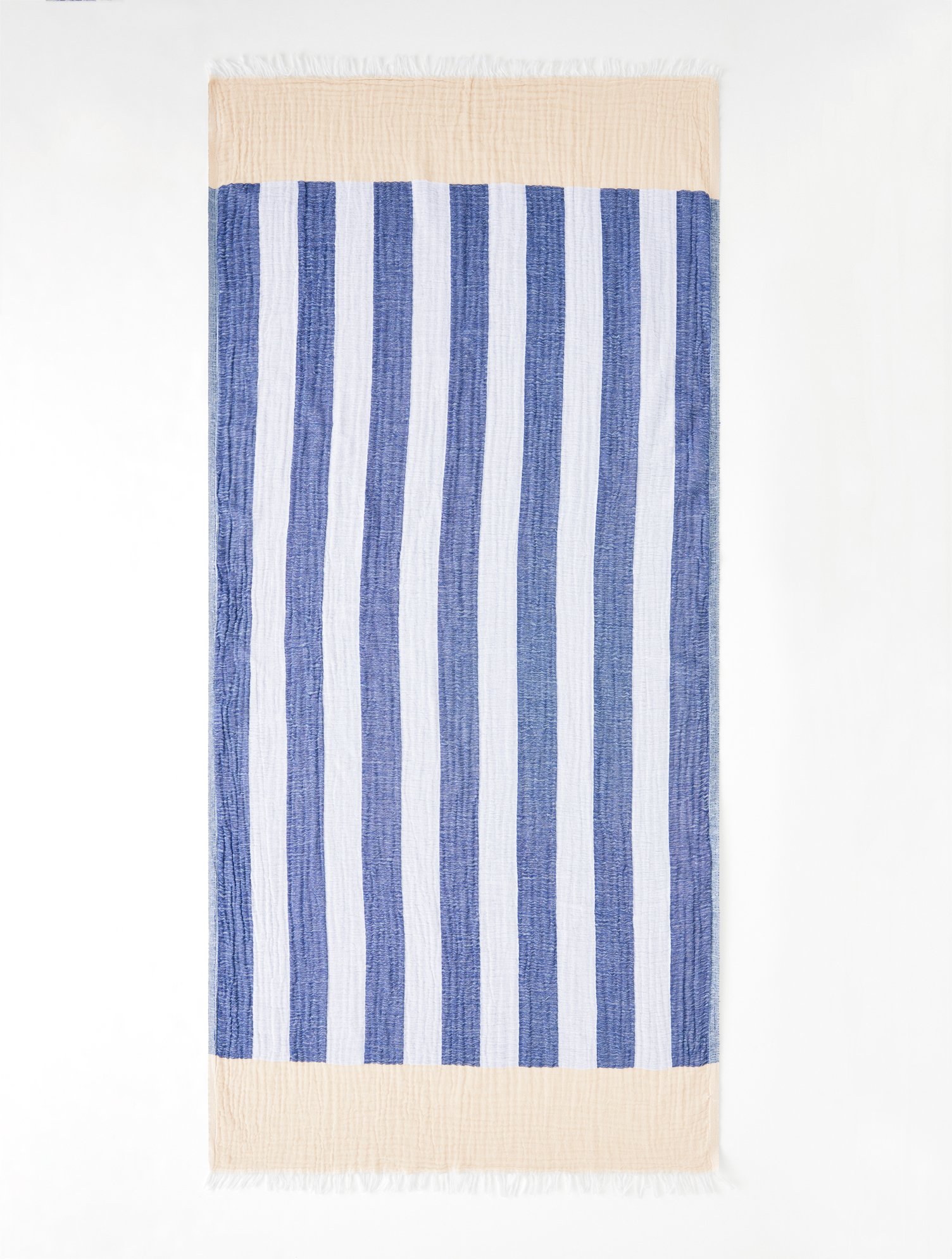 Hat Attack Stripe Turkish Cotton Beach Towel