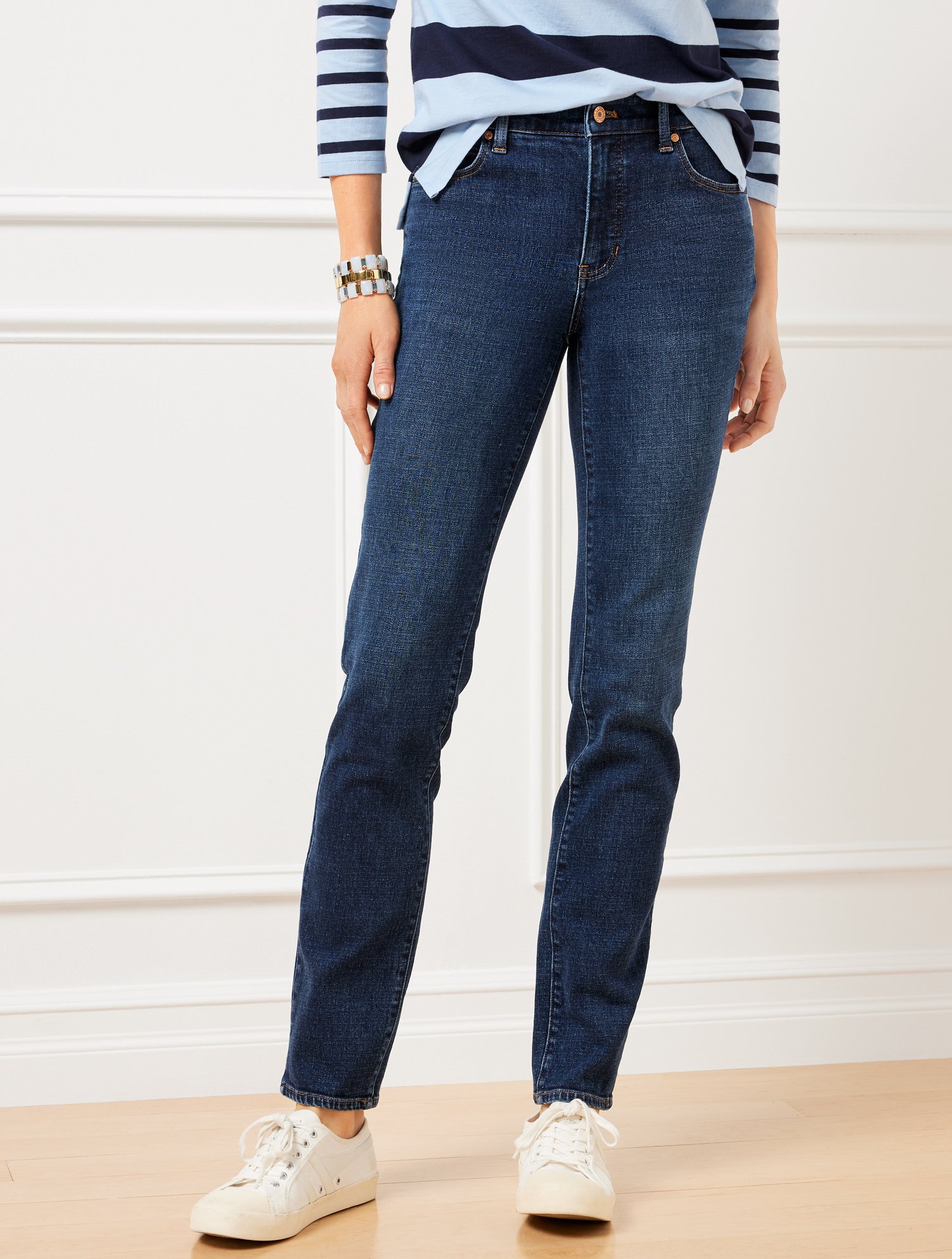 Straight Leg Jeans Adelaide Wash Talbots