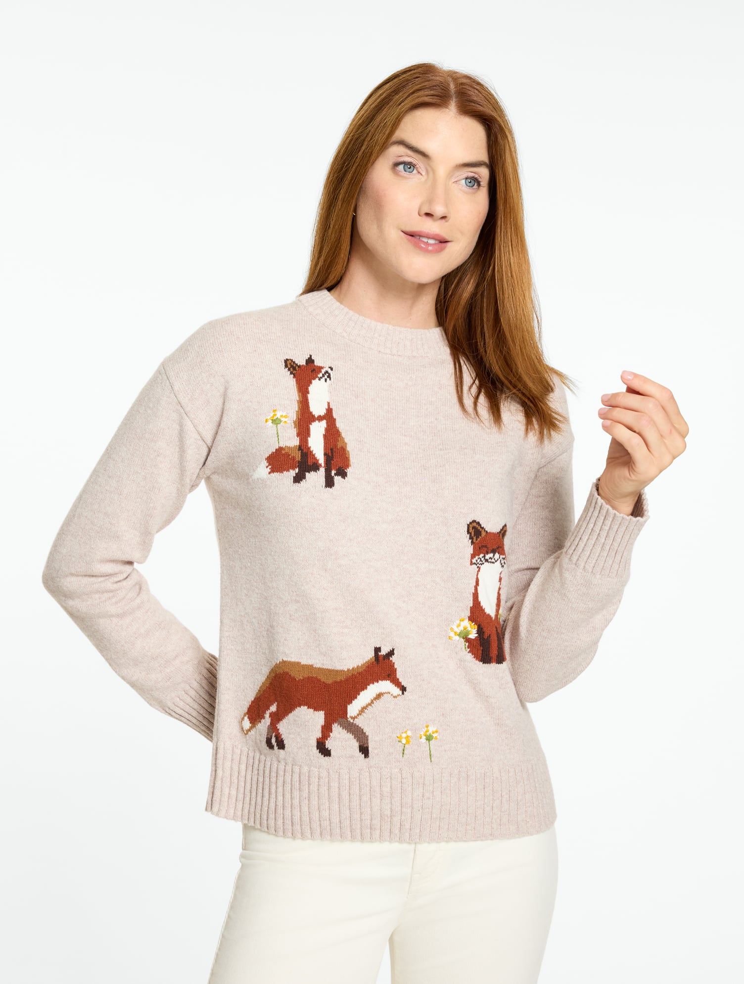 Fox Crewneck Sweater