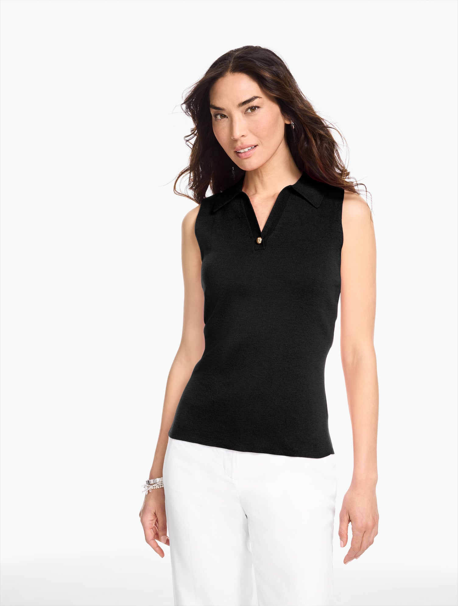 Sleeveless Polo