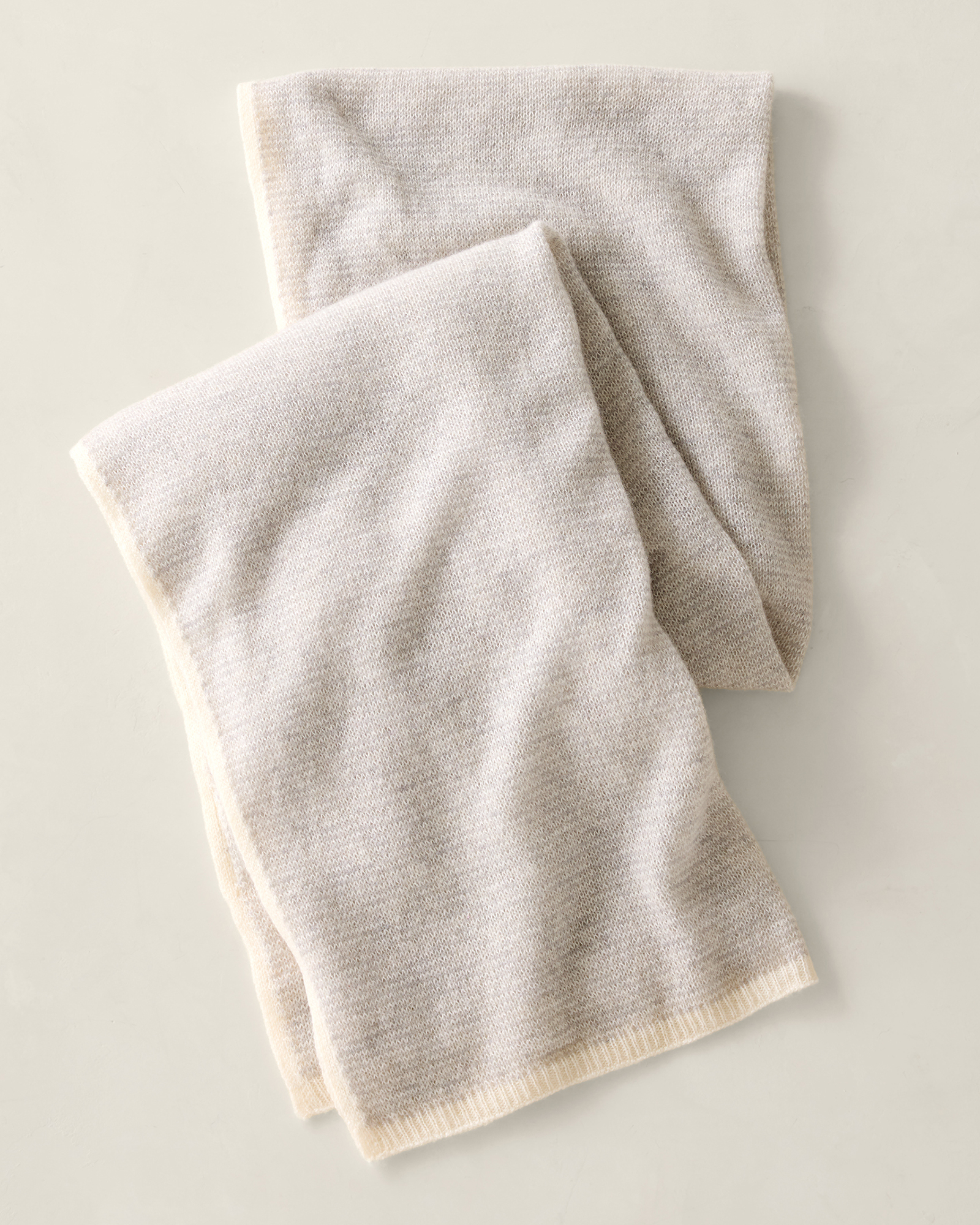 Featherweight Cashmere Striped Scarf - thumbnail 6