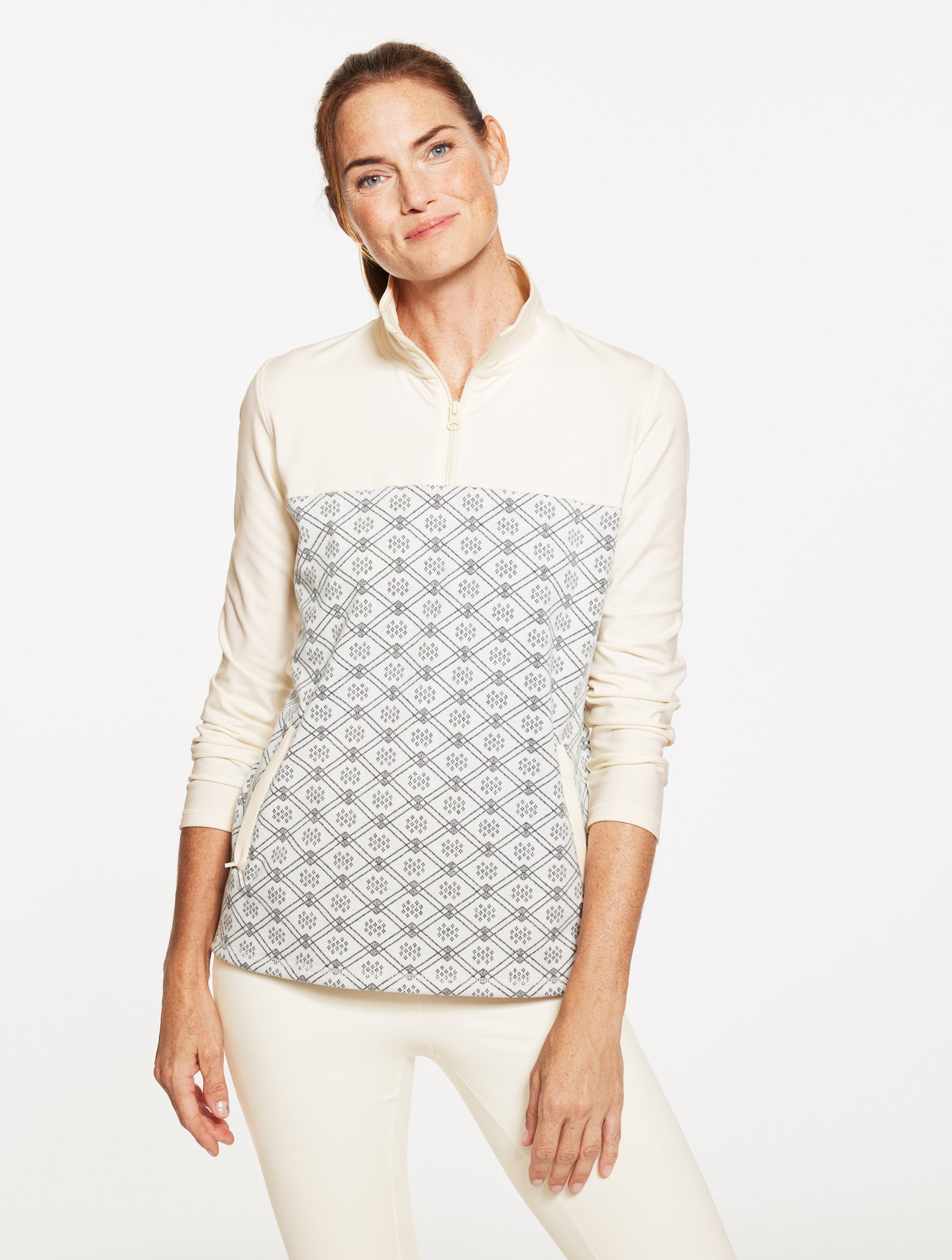 Half-Zip Pullover - Alpine Jacquard