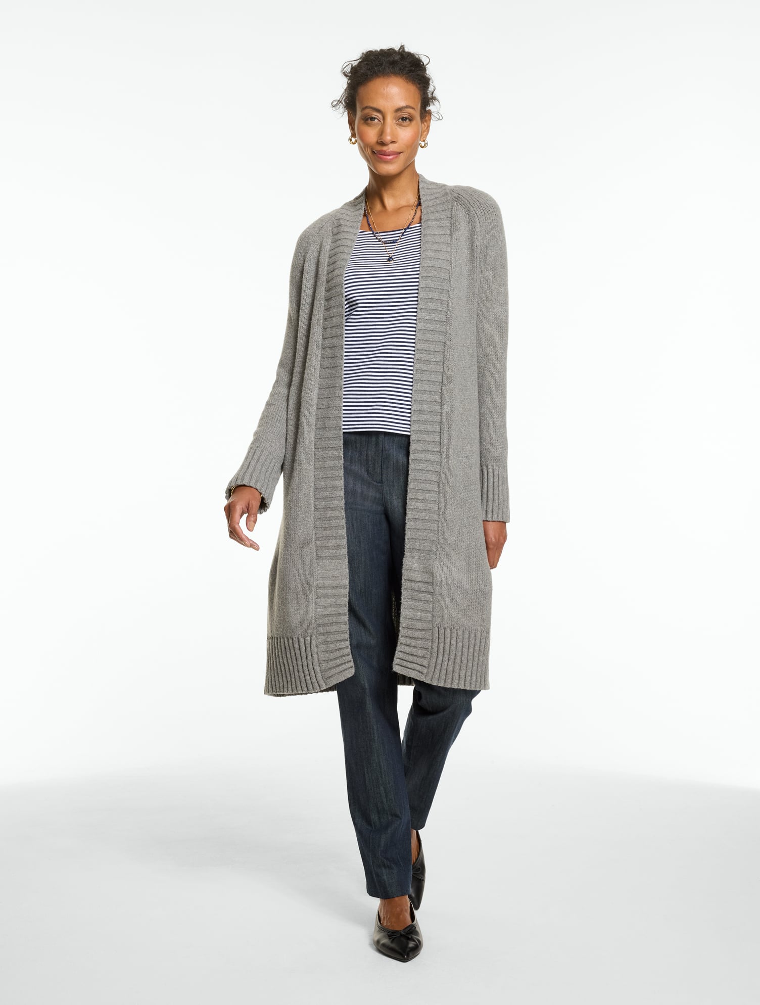 Open Front Duster Cardigan - thumbnail 6