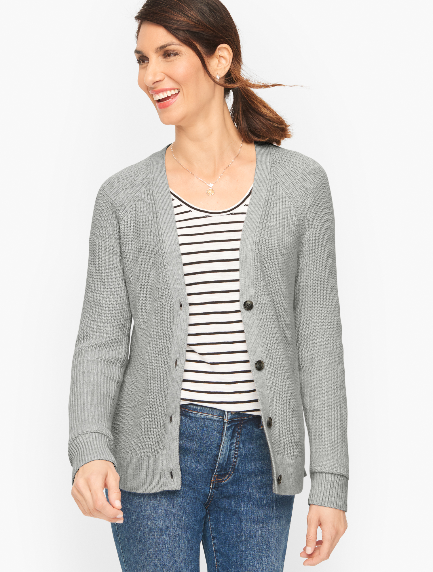トップス THE TOE Dumbo Gather Cardigan gray S Dumbo Gather Cardigan – THE TOÉ