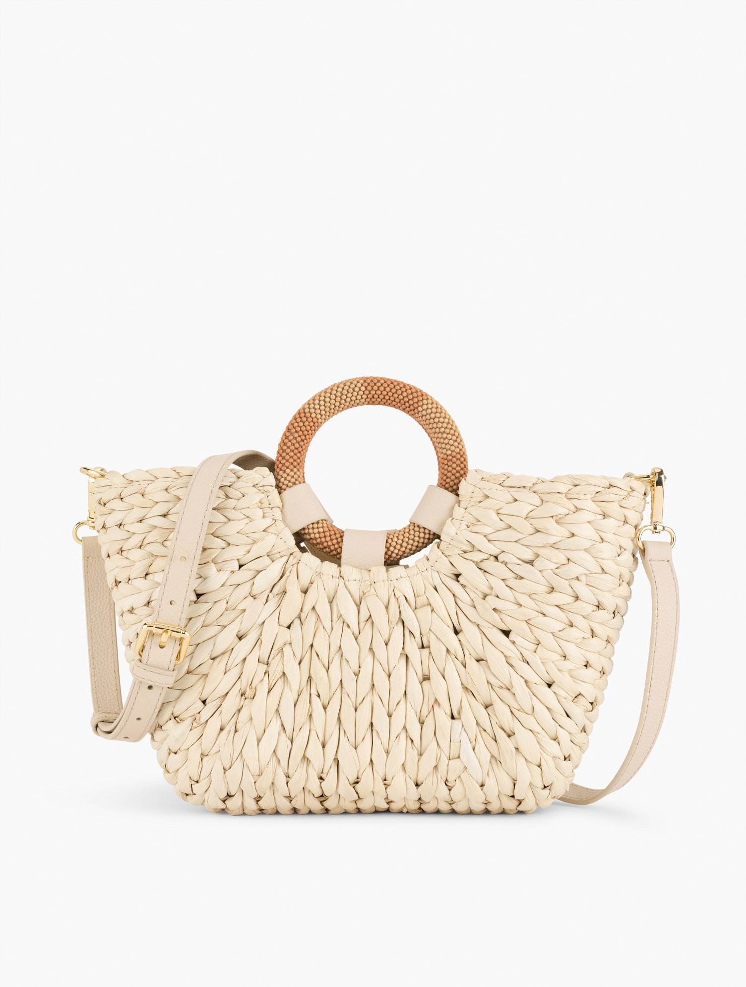 Corn Husk Cut Out Handle Tote