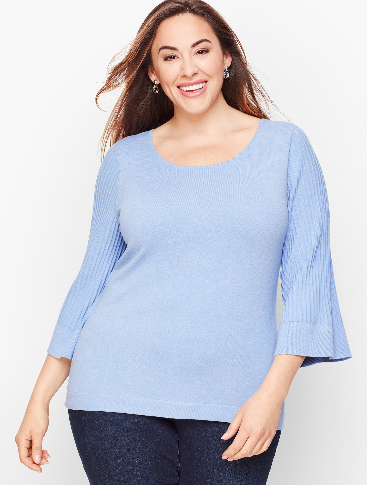 Flared Sleeve Sweater | Talbots