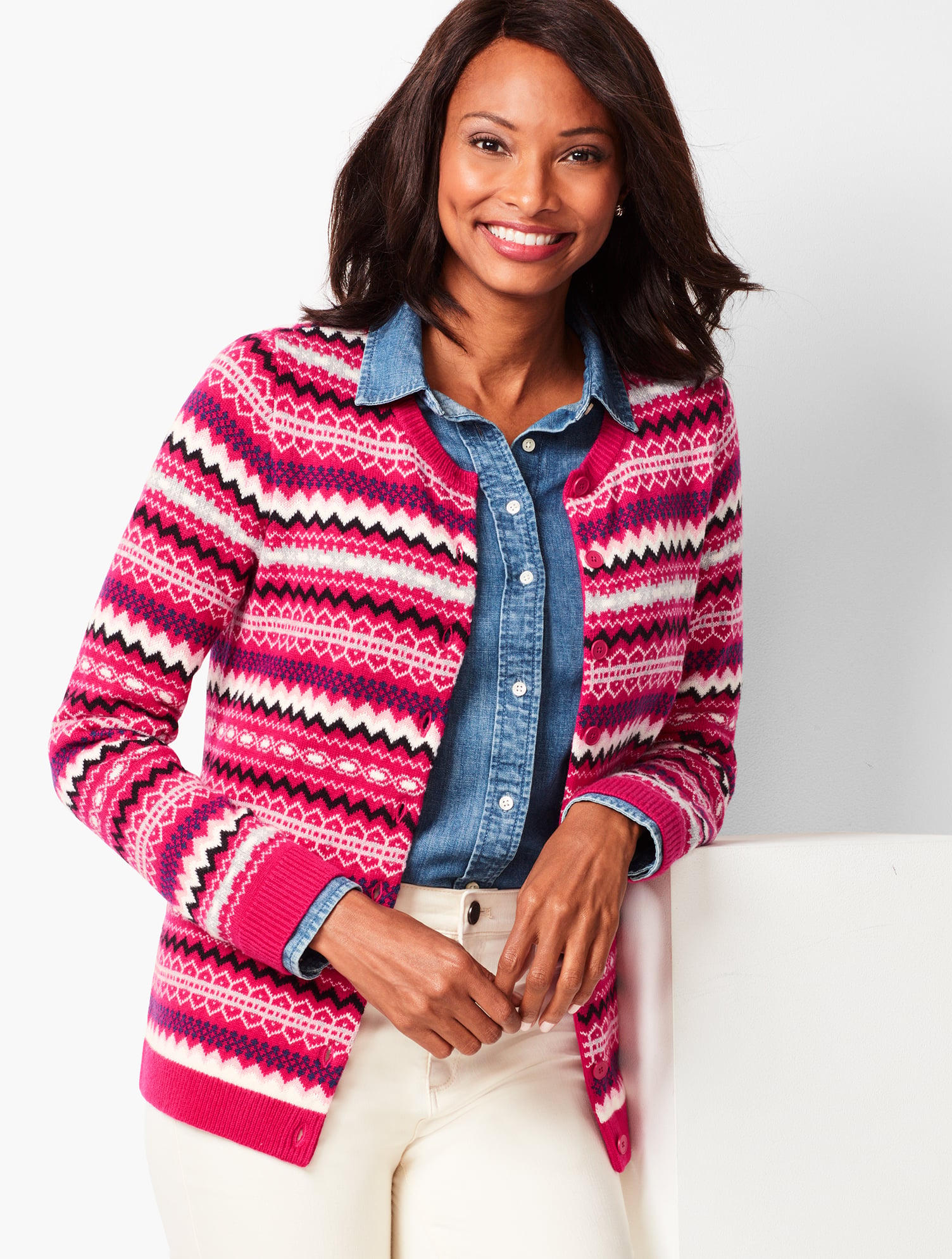 Fair Isle Cardigan | Talbots