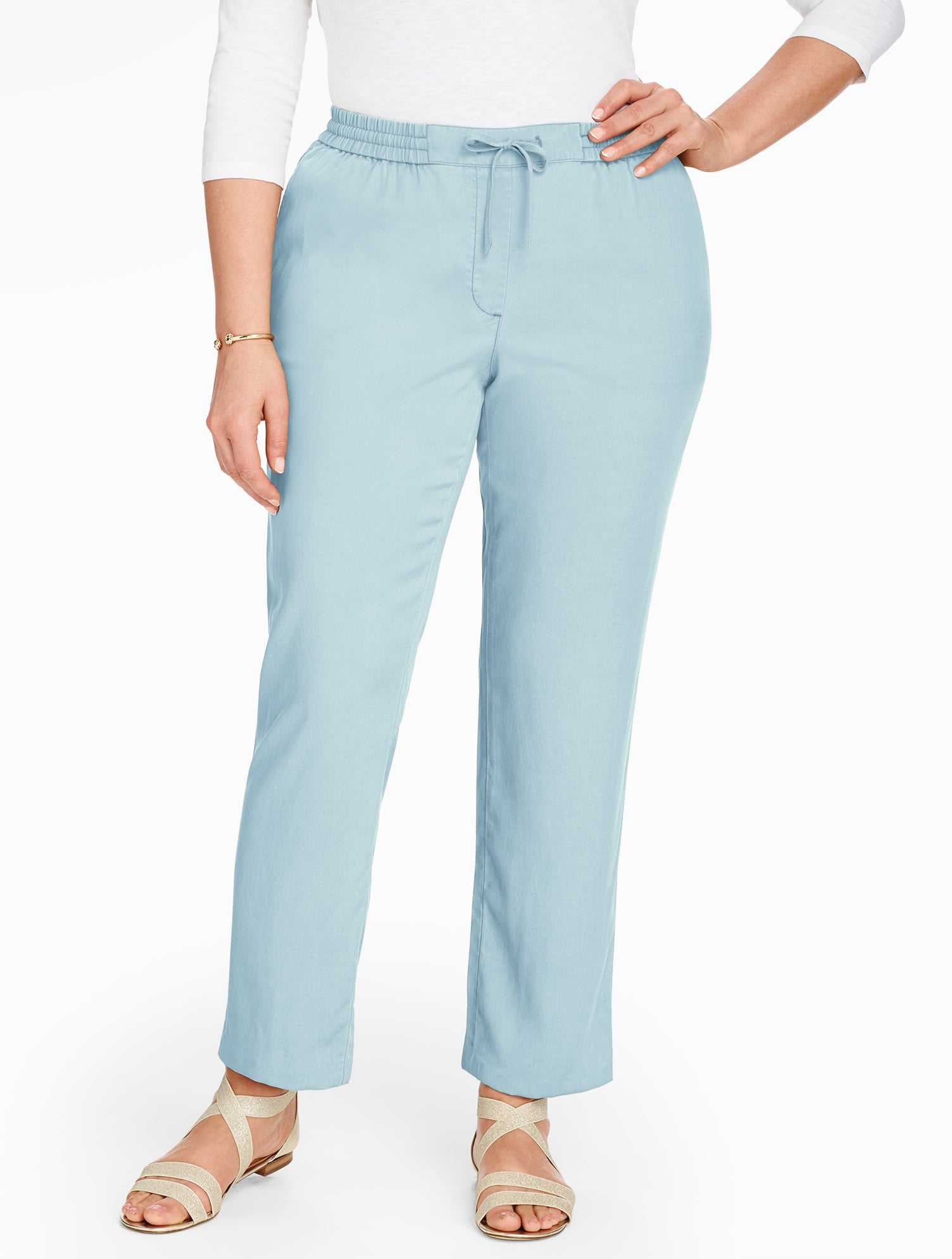 The Easy Drawstring Slim-Leg Pant | Talbots