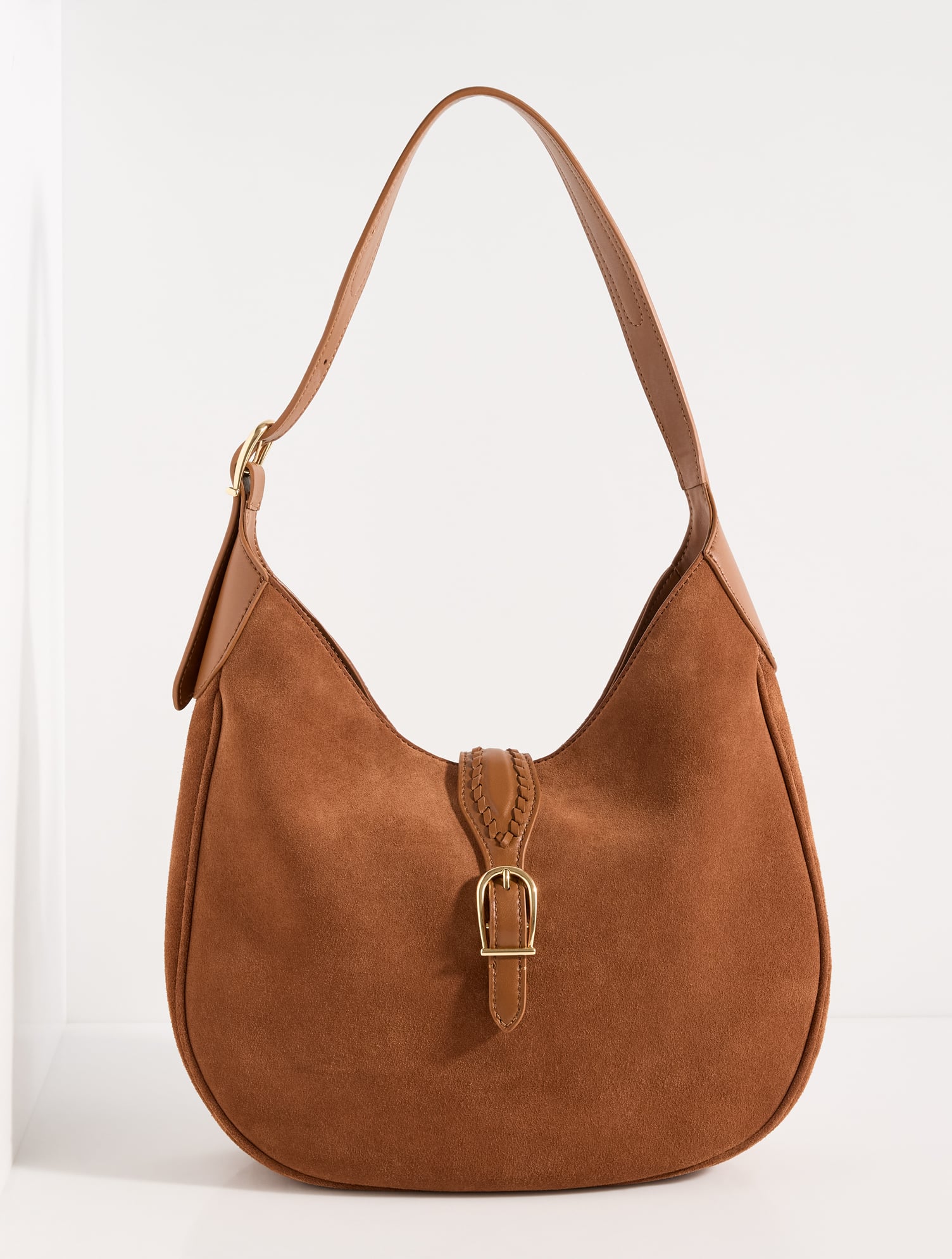Suede Medium Hobo Bag
