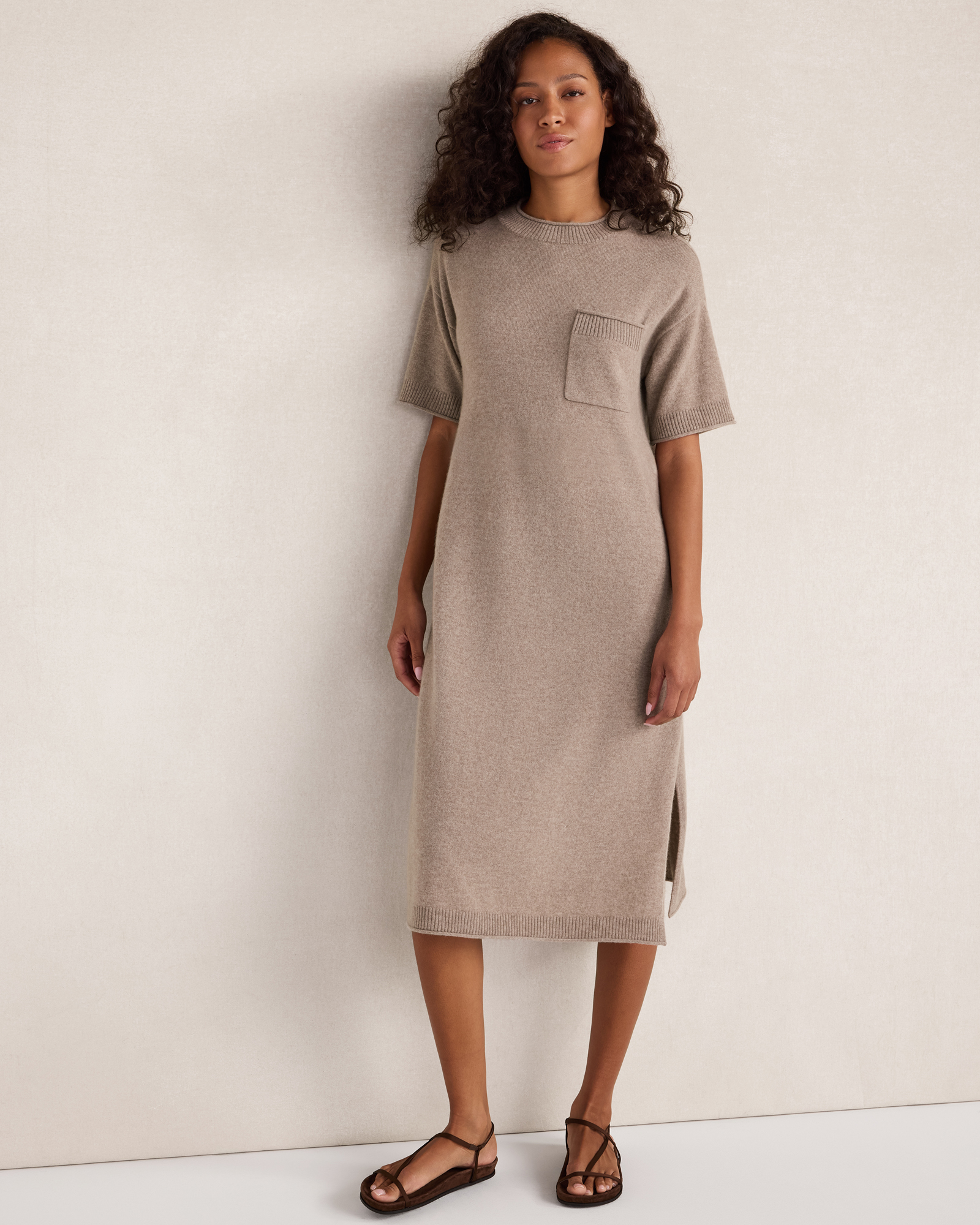 Featherweight Cashmere T-Shirt Dress