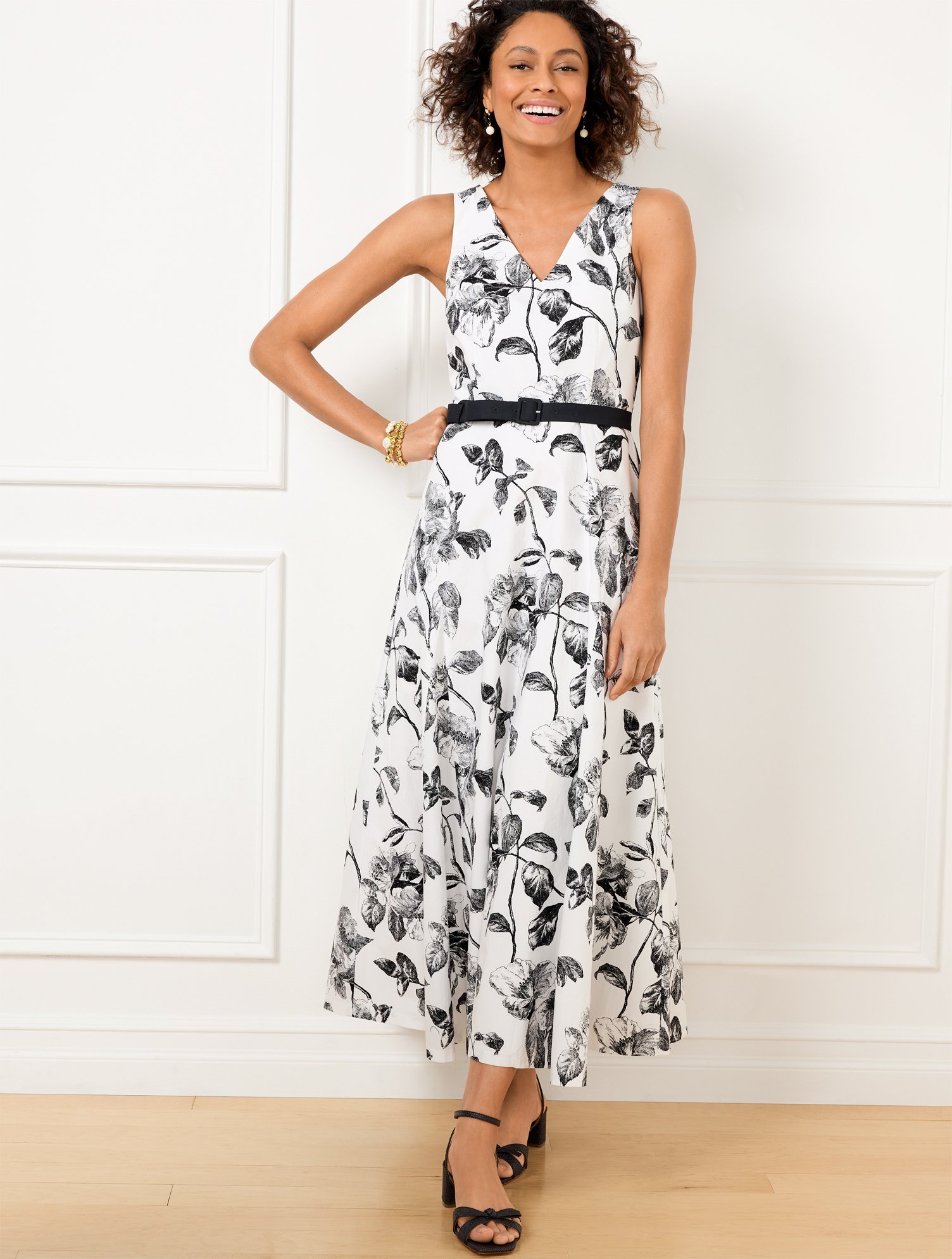 Lace Fit & Flare Dress | Talbots