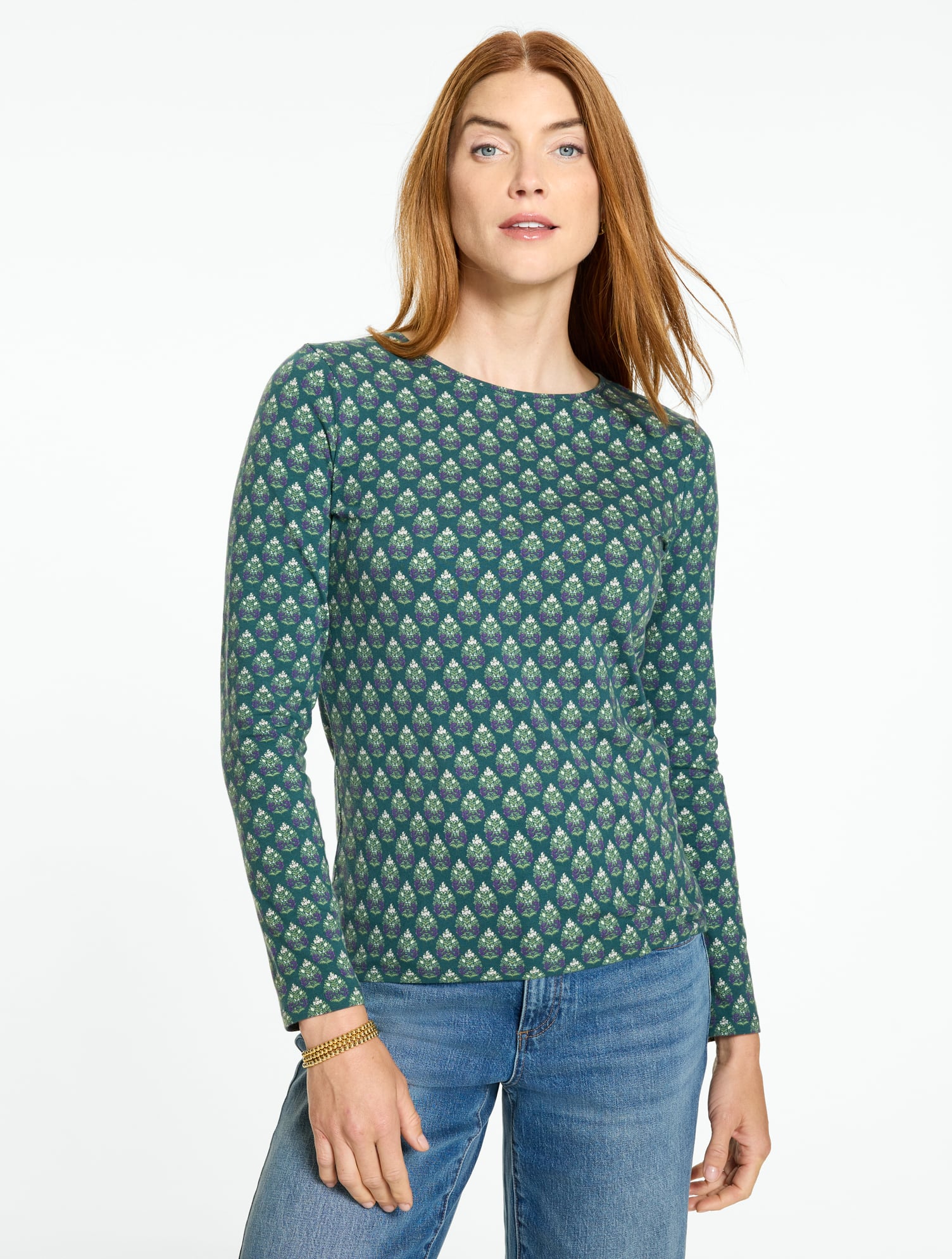 Long Sleeve Crewneck Tee - Beautiful Bouquets