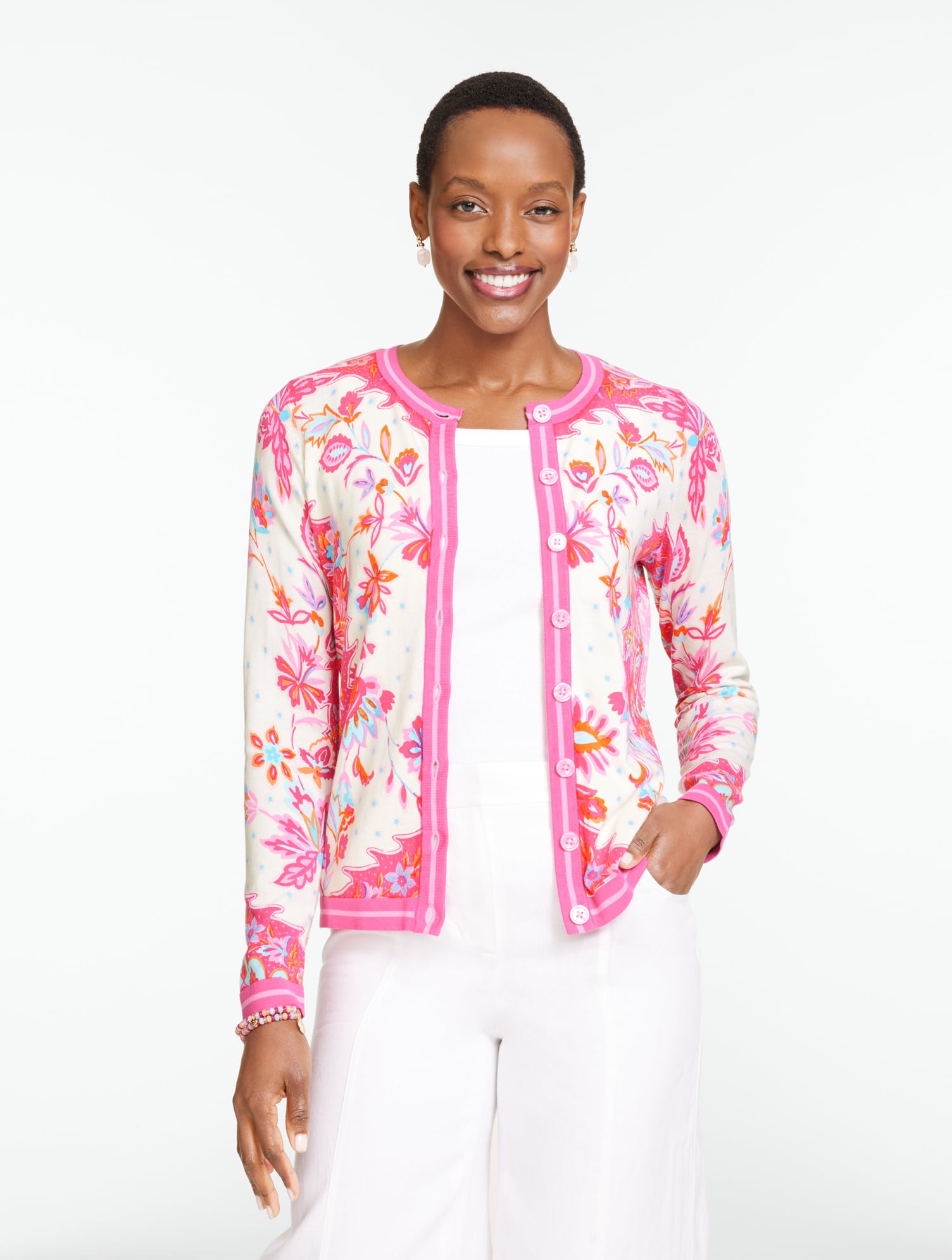 Charming Cardigan - Paradise Garden