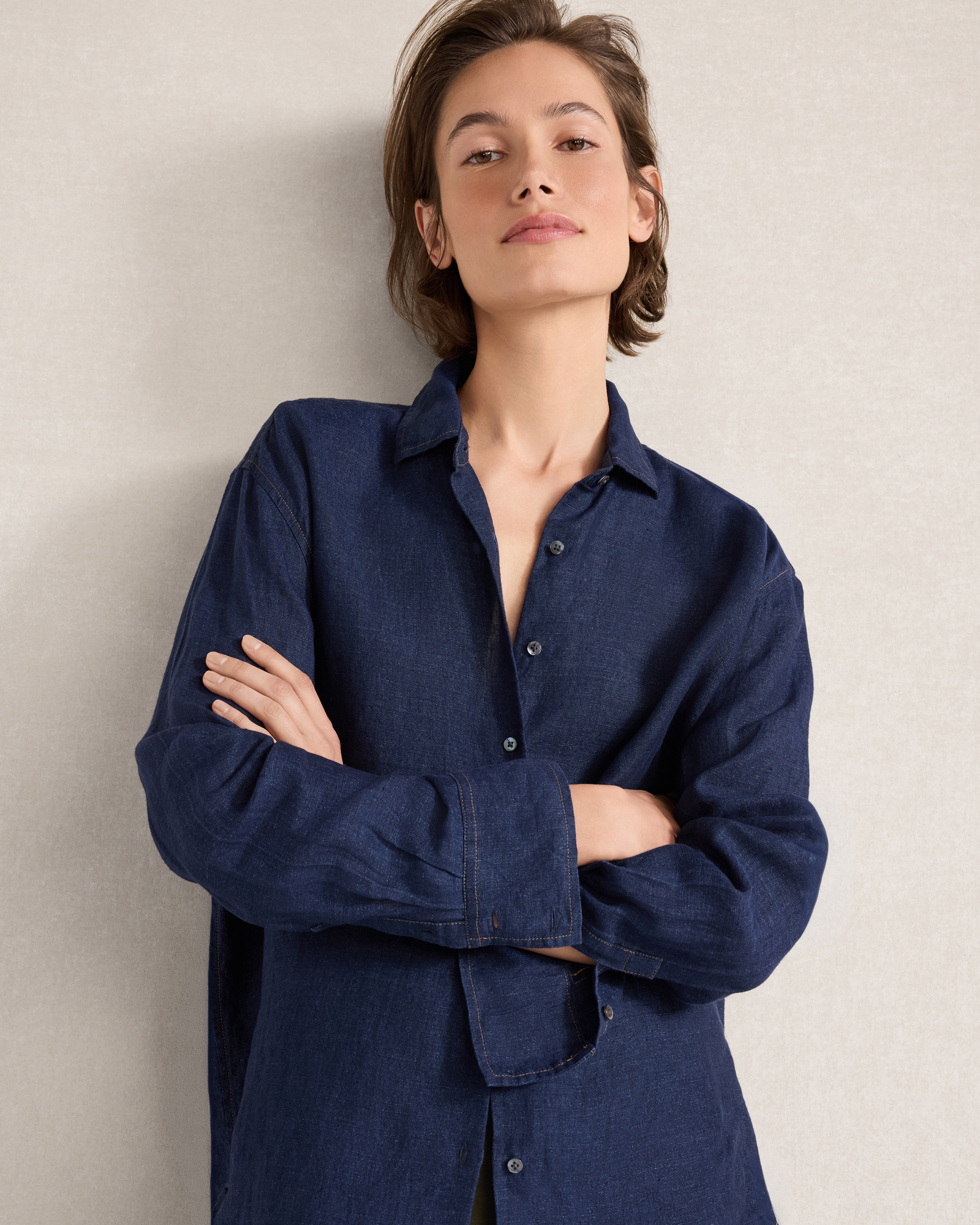 The Daily Shirt Délavé Linen