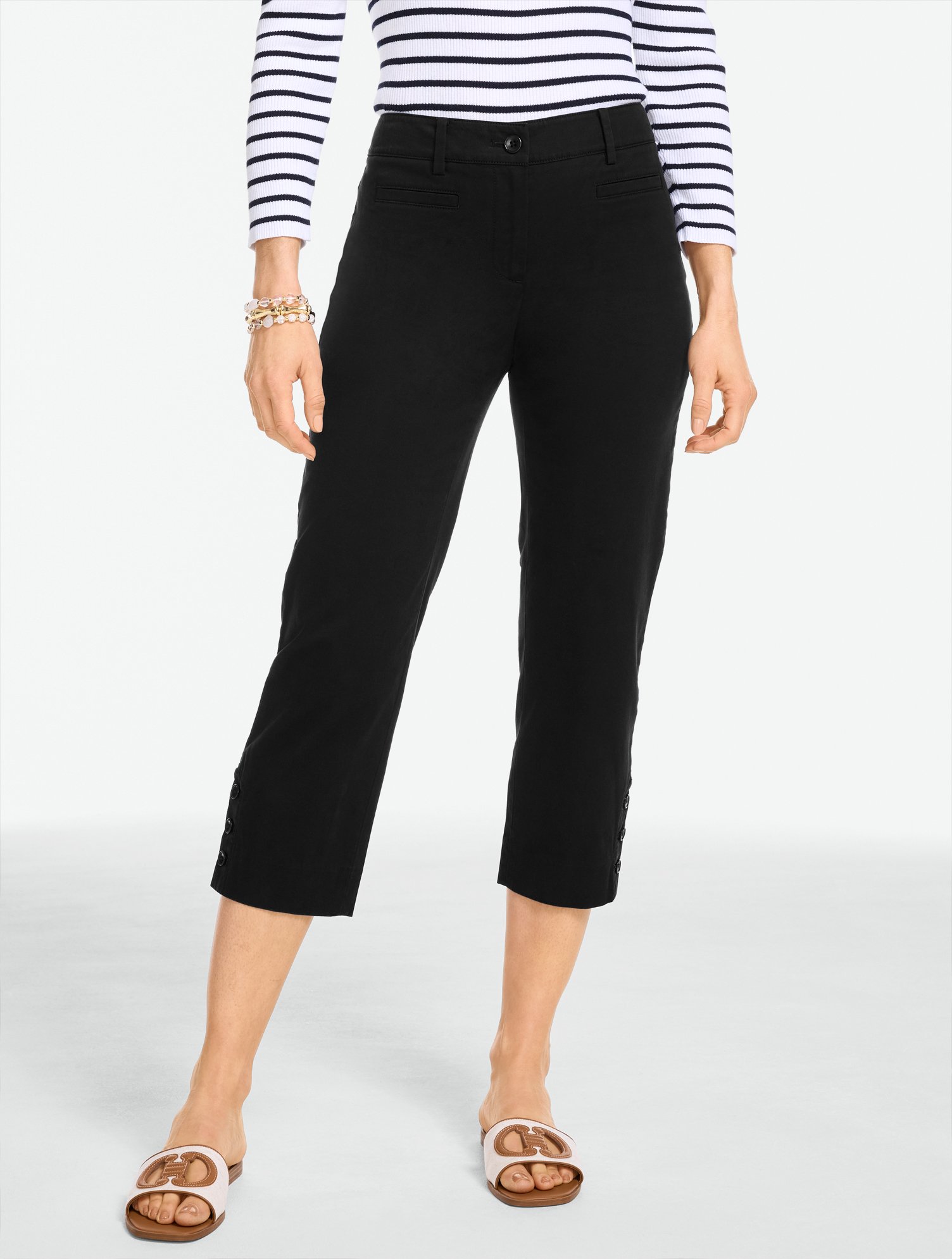 Heritage Twill Capri Pants - Curvy Fit