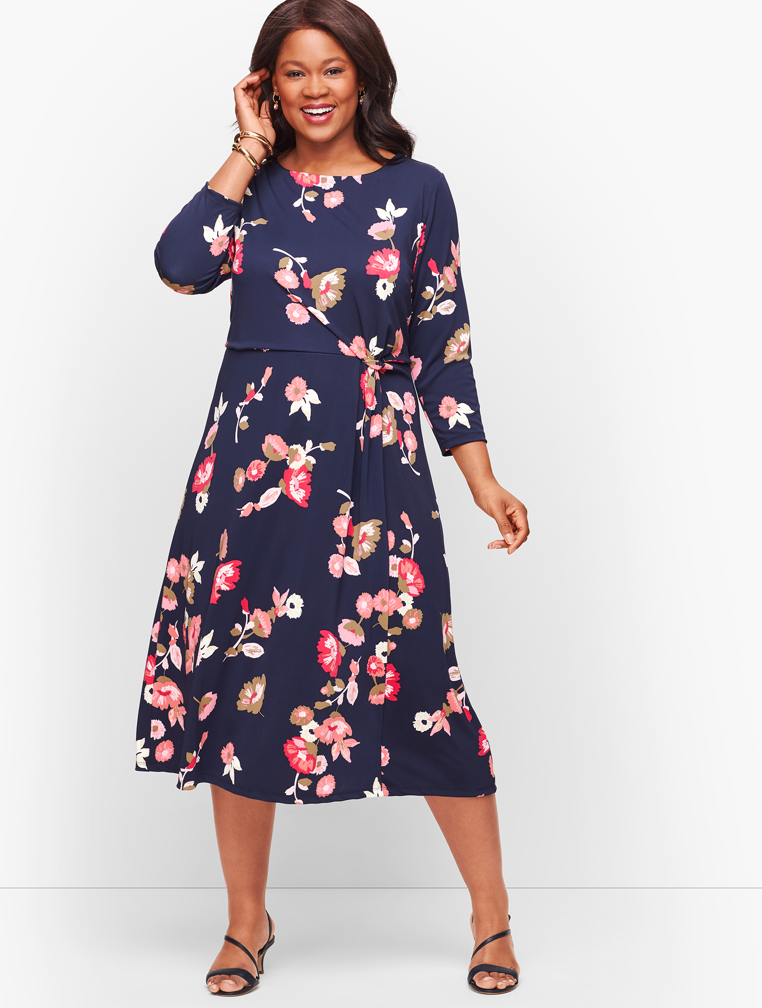 Jersey Midi Dress | Talbots