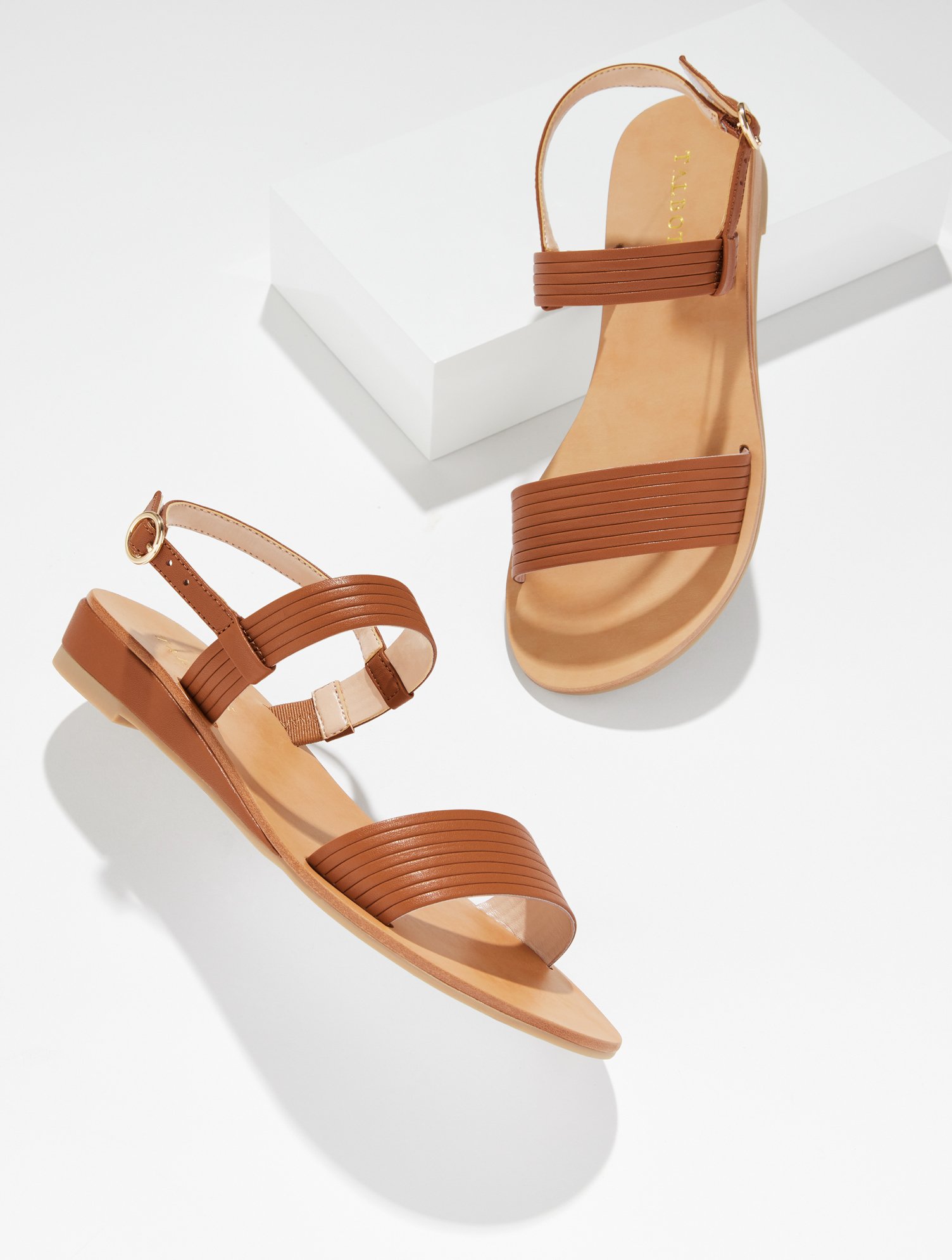 Gracelyn Nappa Wedge Sandals