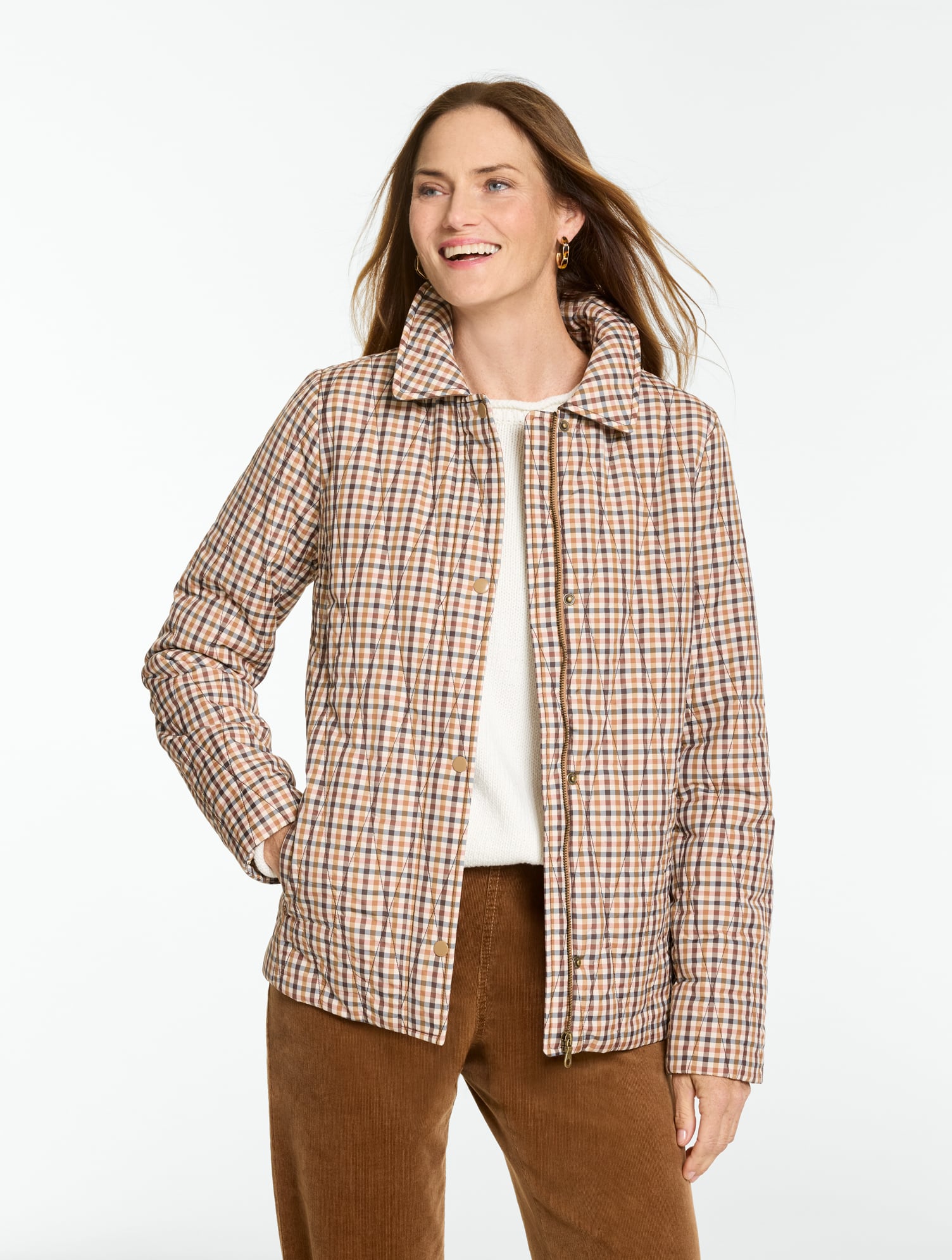 Quilted Jacket - Chelsea Plaid