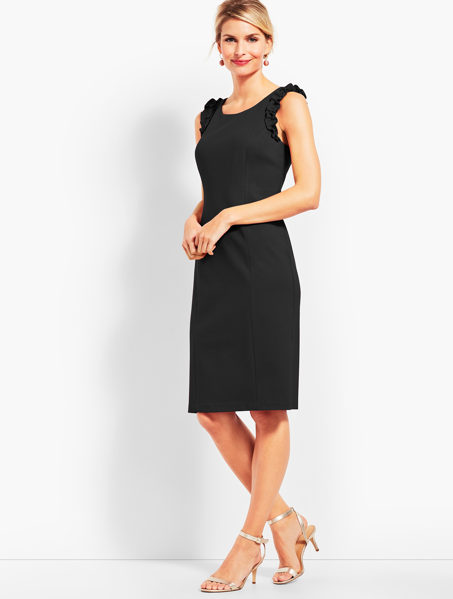 Ponte Sheath Dress | Talbots