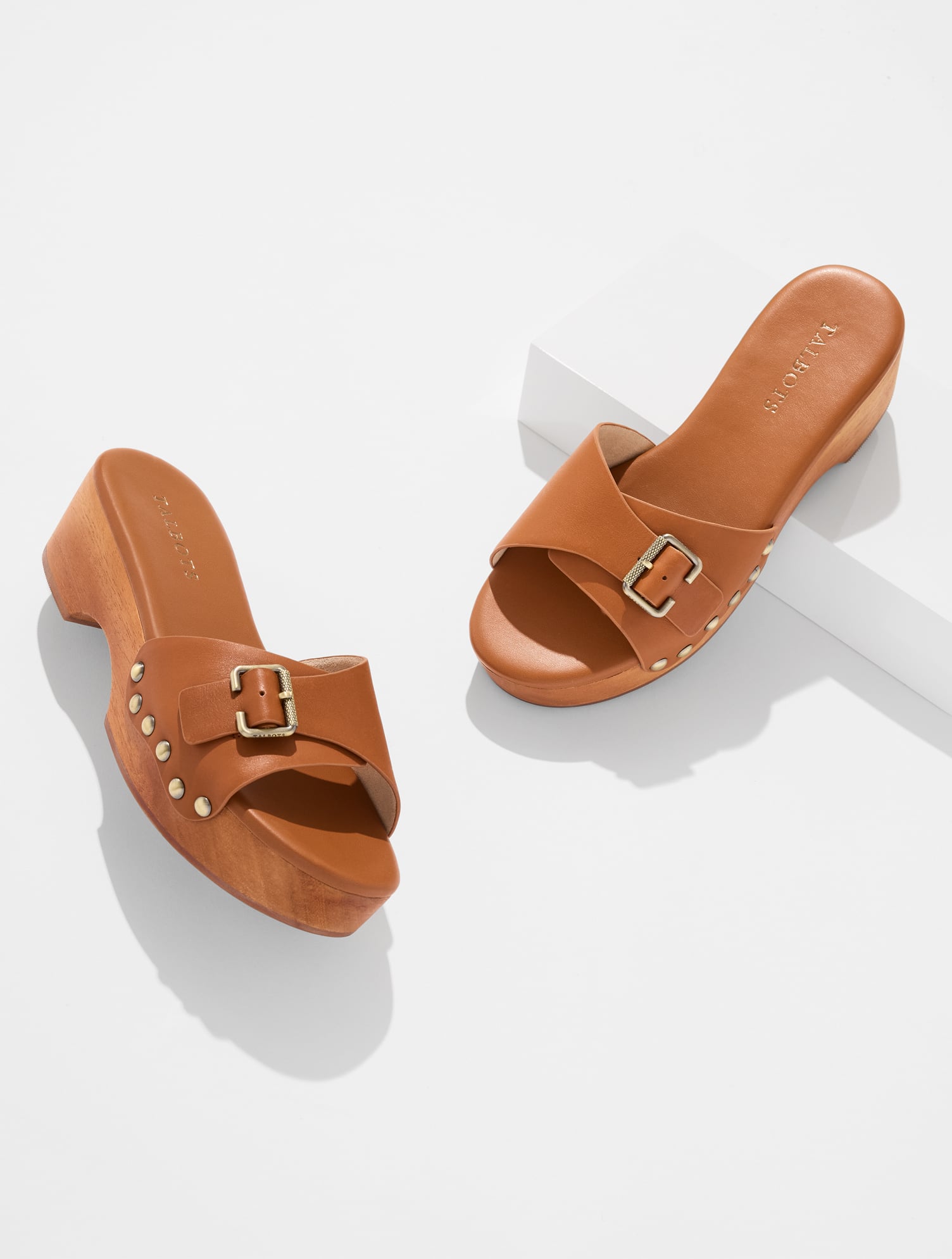 Winni Vachetta Wood Clog Sandals - thumbnail 4