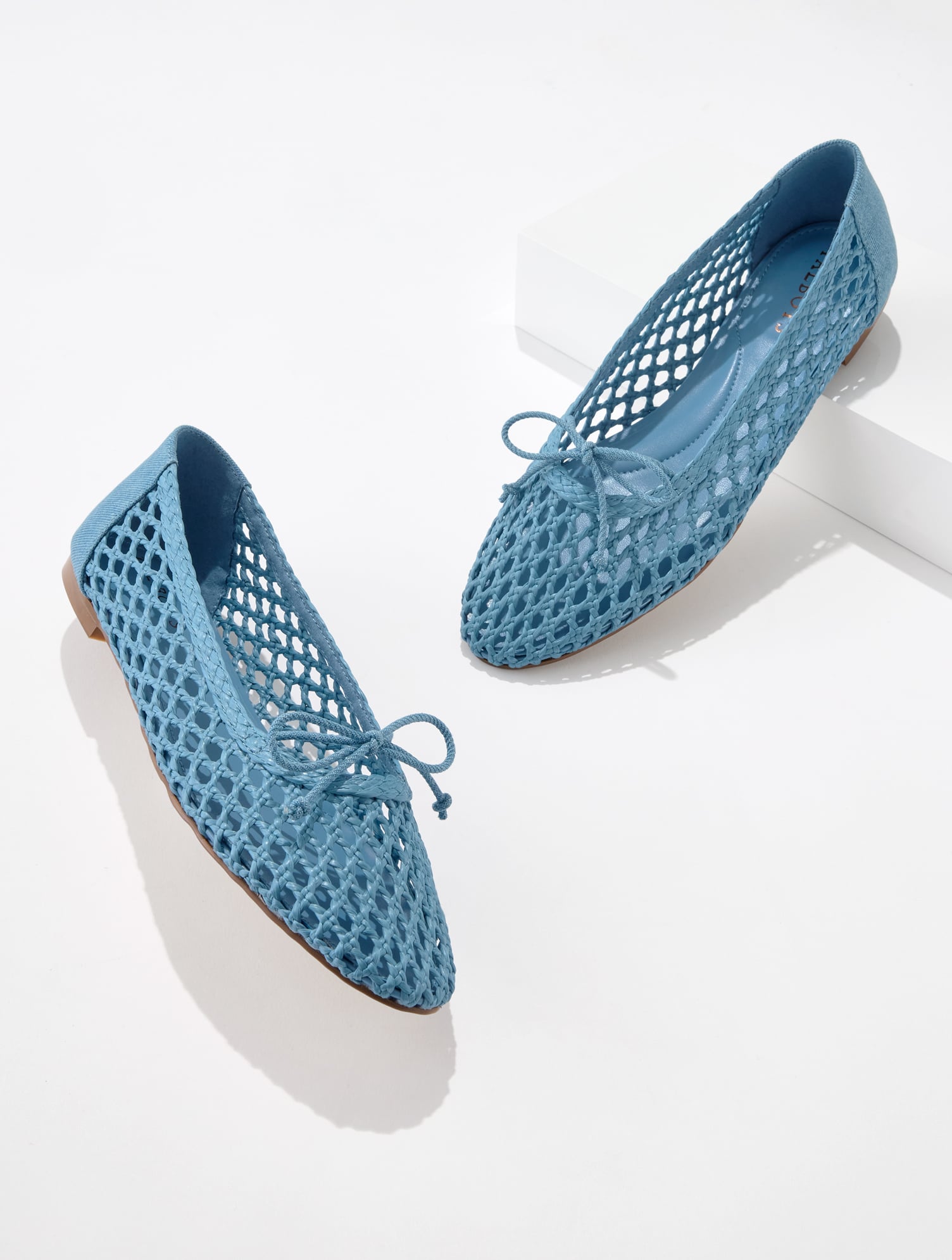 Ansly Woven Raffia Ballet Flats