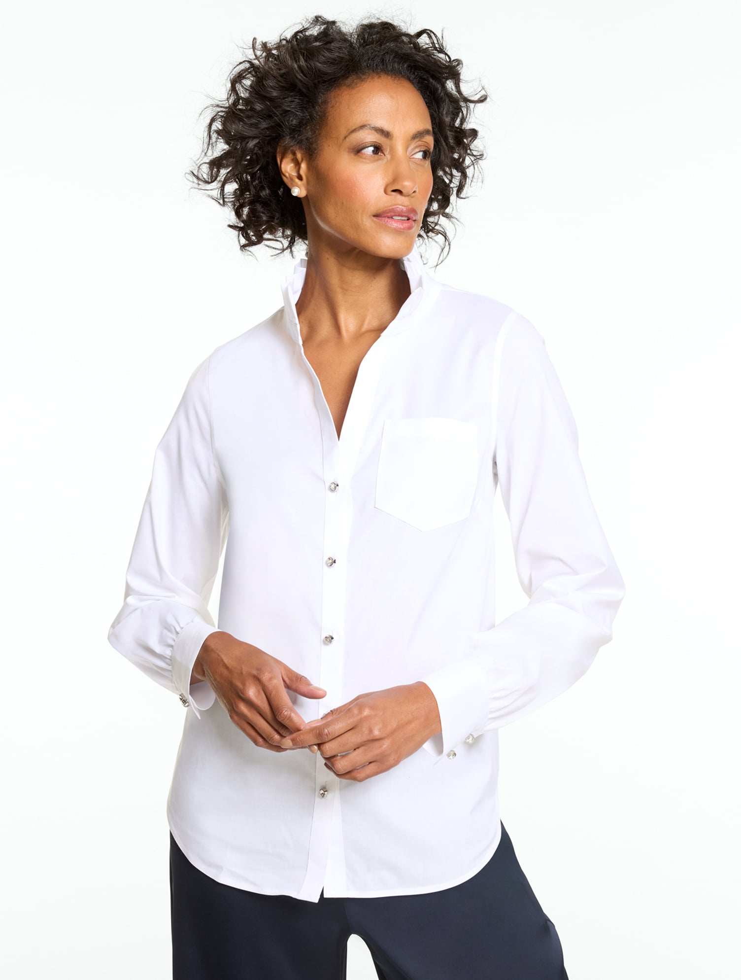 Ruffle Non-Iron Shirt